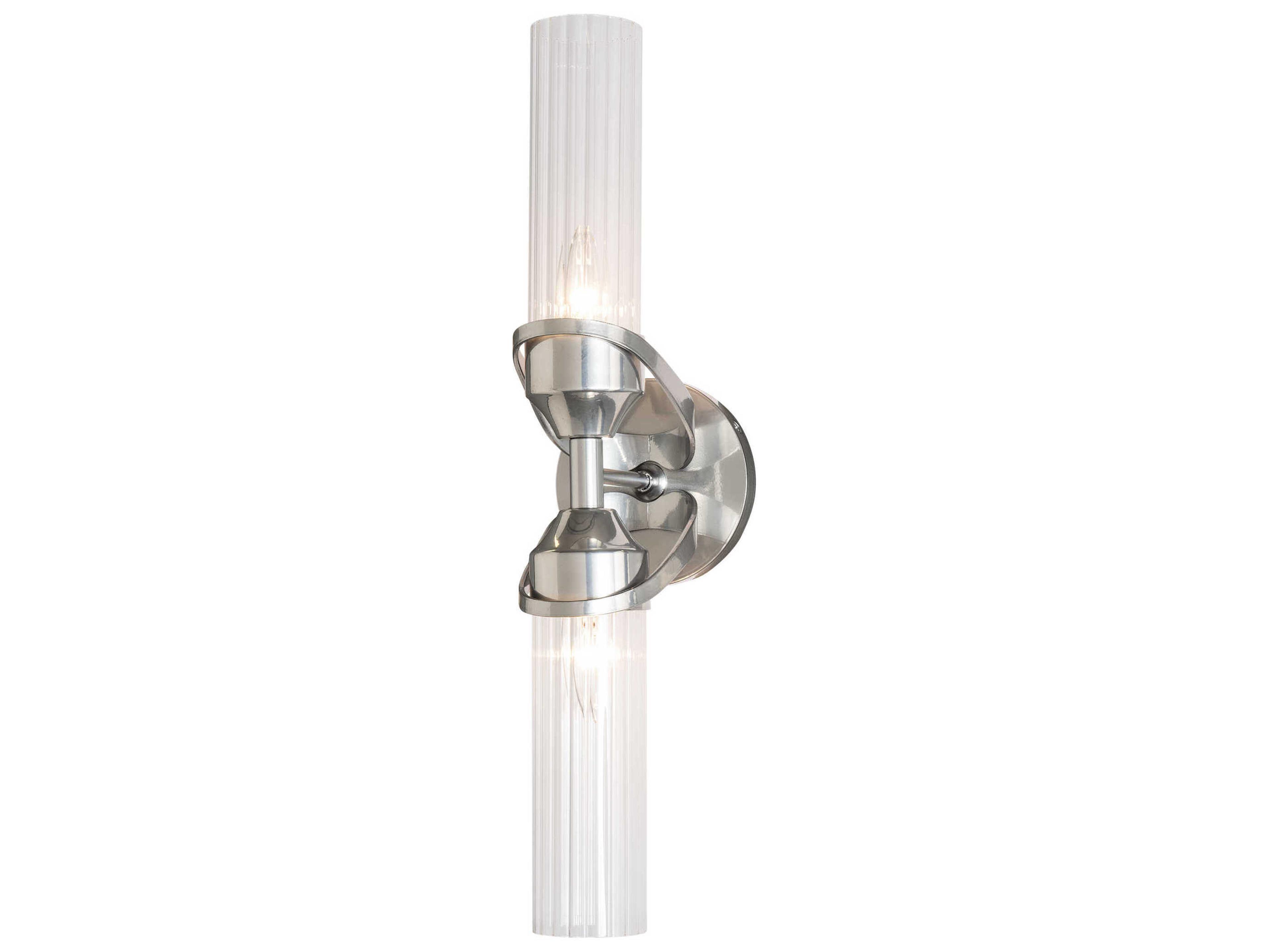 Hubbardton Forge Bow 2-Light Glass Wall Sconce