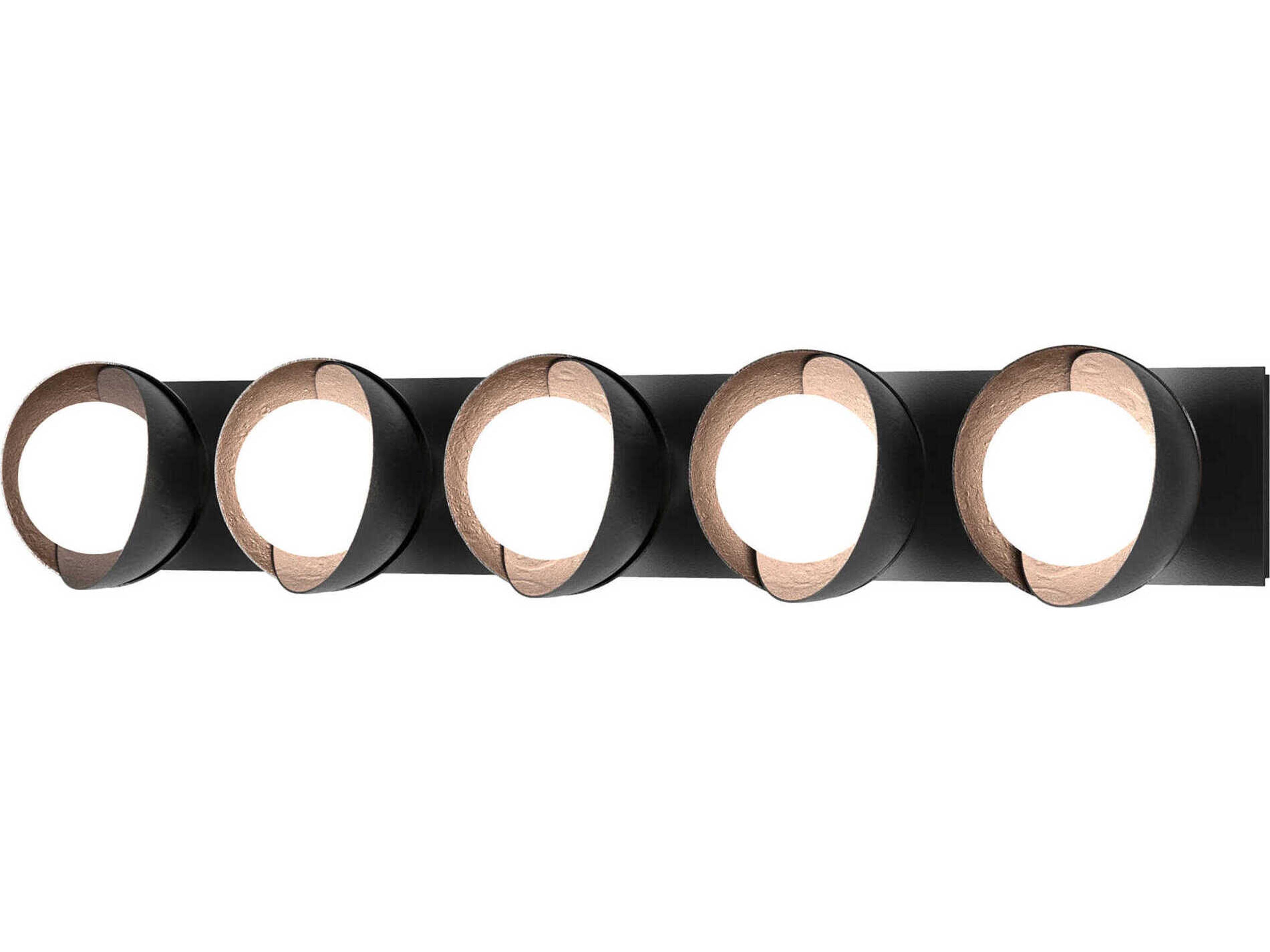 Hubbardton Forge Brooklyn 5-Light Glass Vanity Light