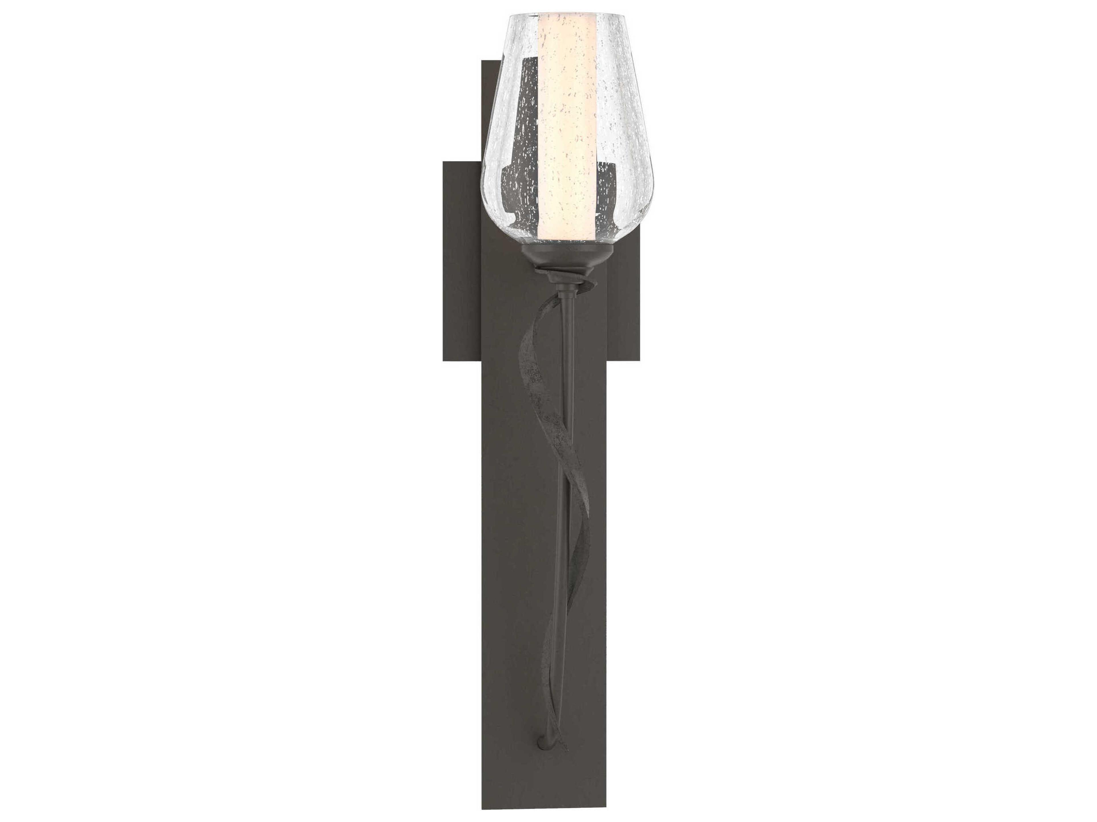 Hubbardton Forge Flora 1-Light Glass Wall Sconce