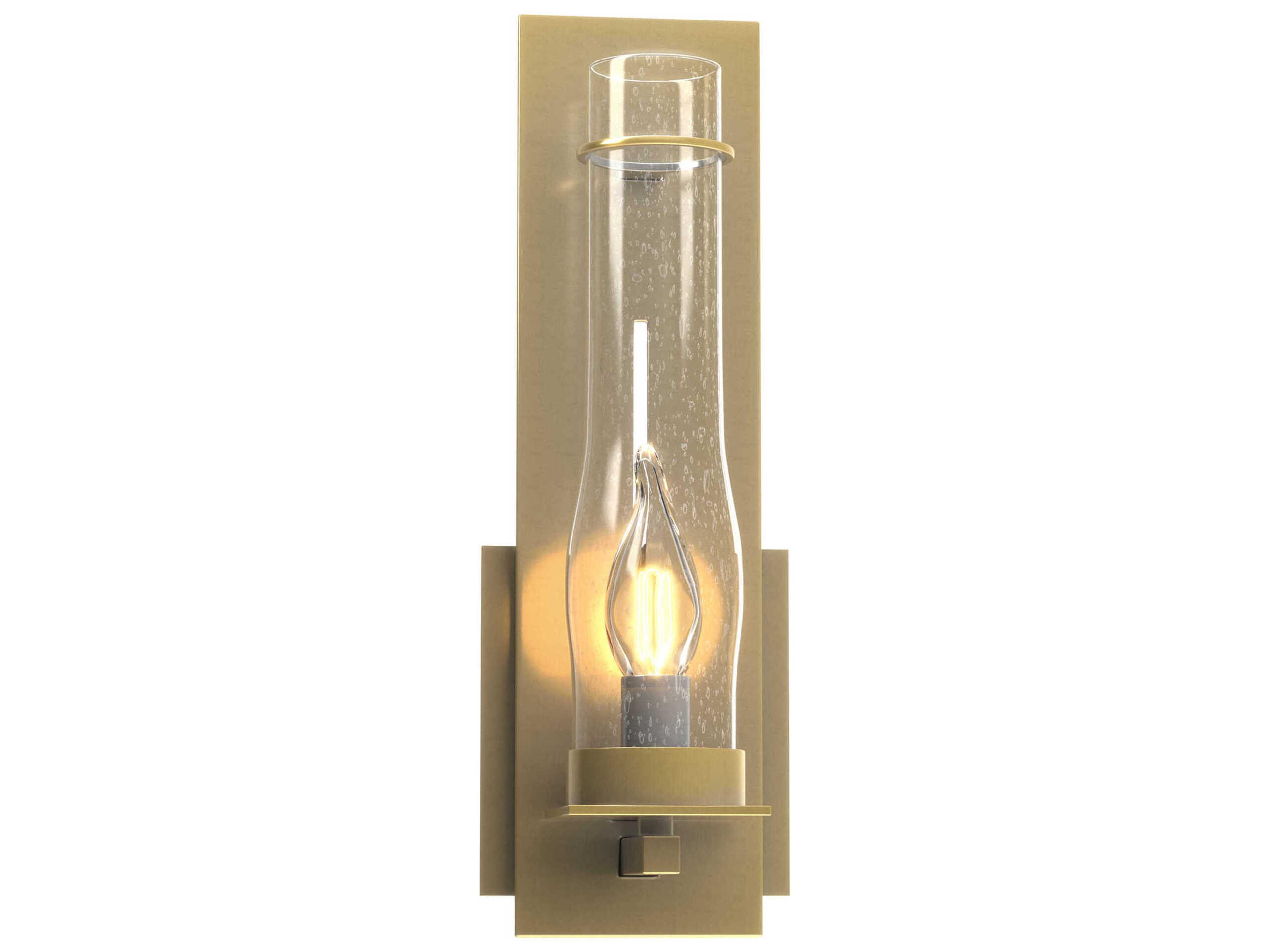 Hubbardton Forge New Town 1-Light Glass Wall Sconce