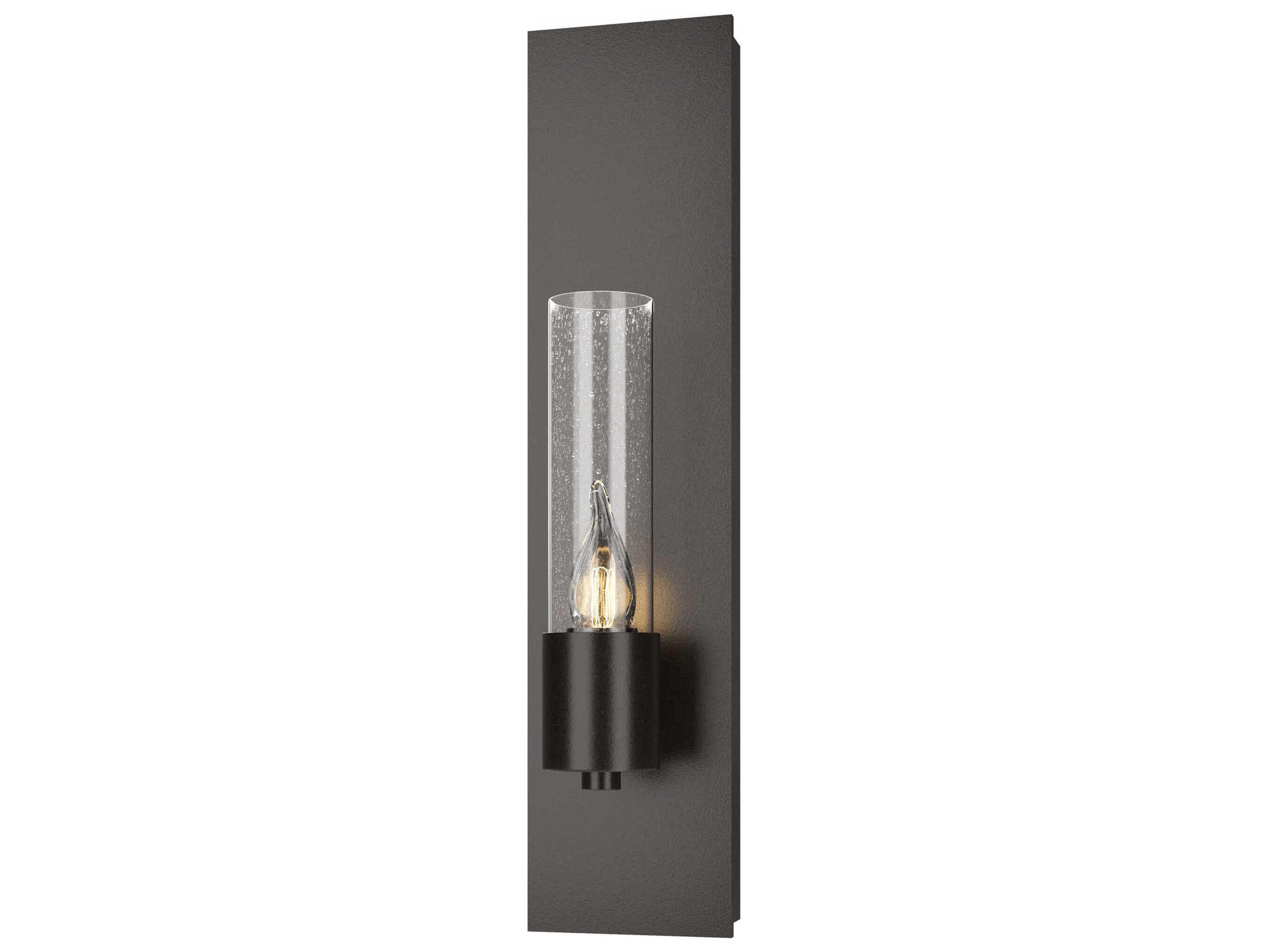 Hubbardton Forge Pillar 1-Light Glass Wall Sconce
