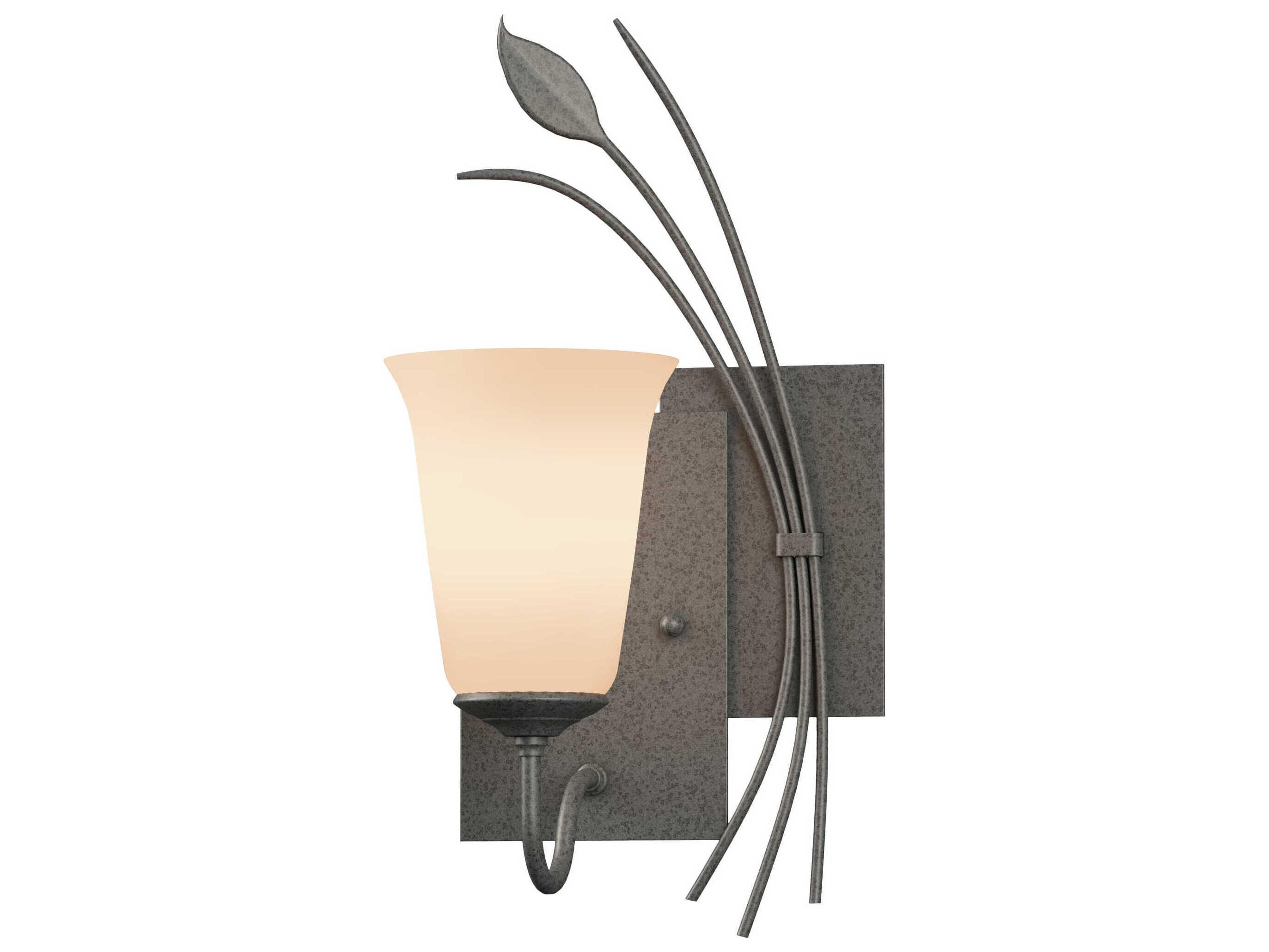 Hubbardton Forge Leaf 1-Light Glass Wall Sconce