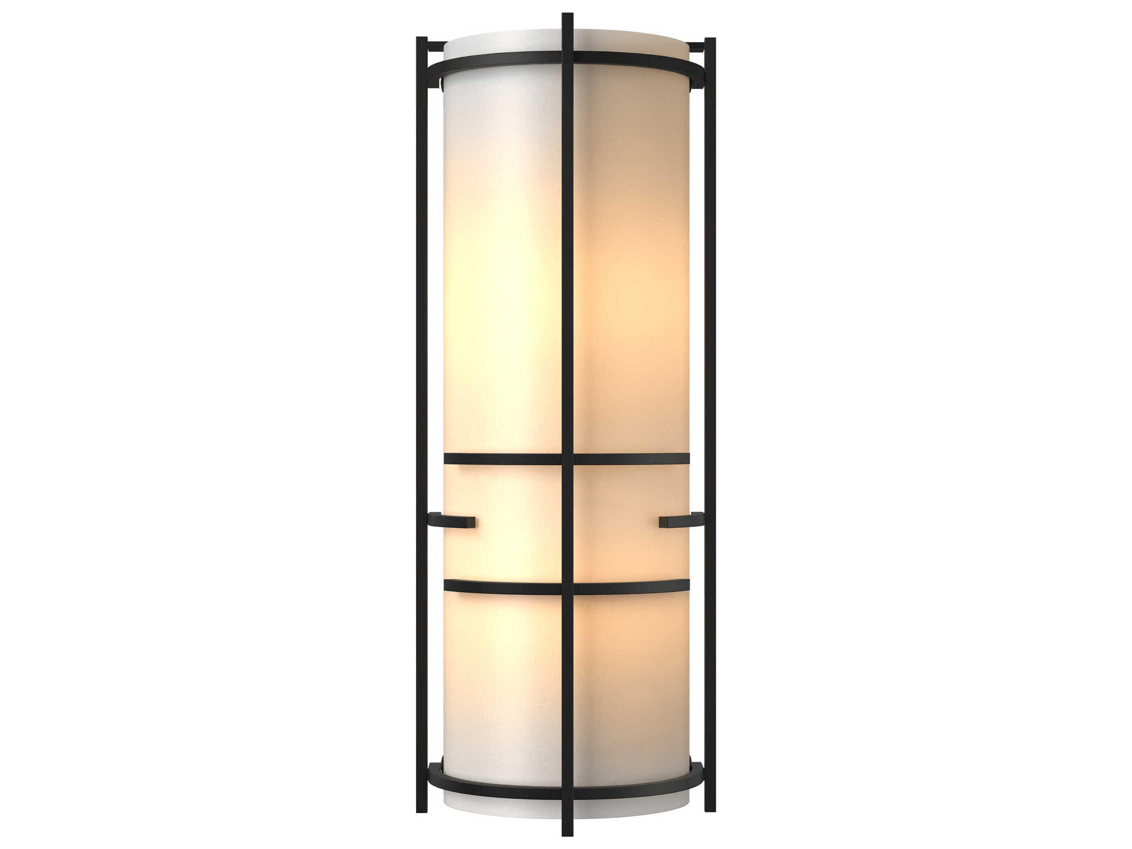 Hubbardton Forge Banded 2-Light Glass Wall Sconce