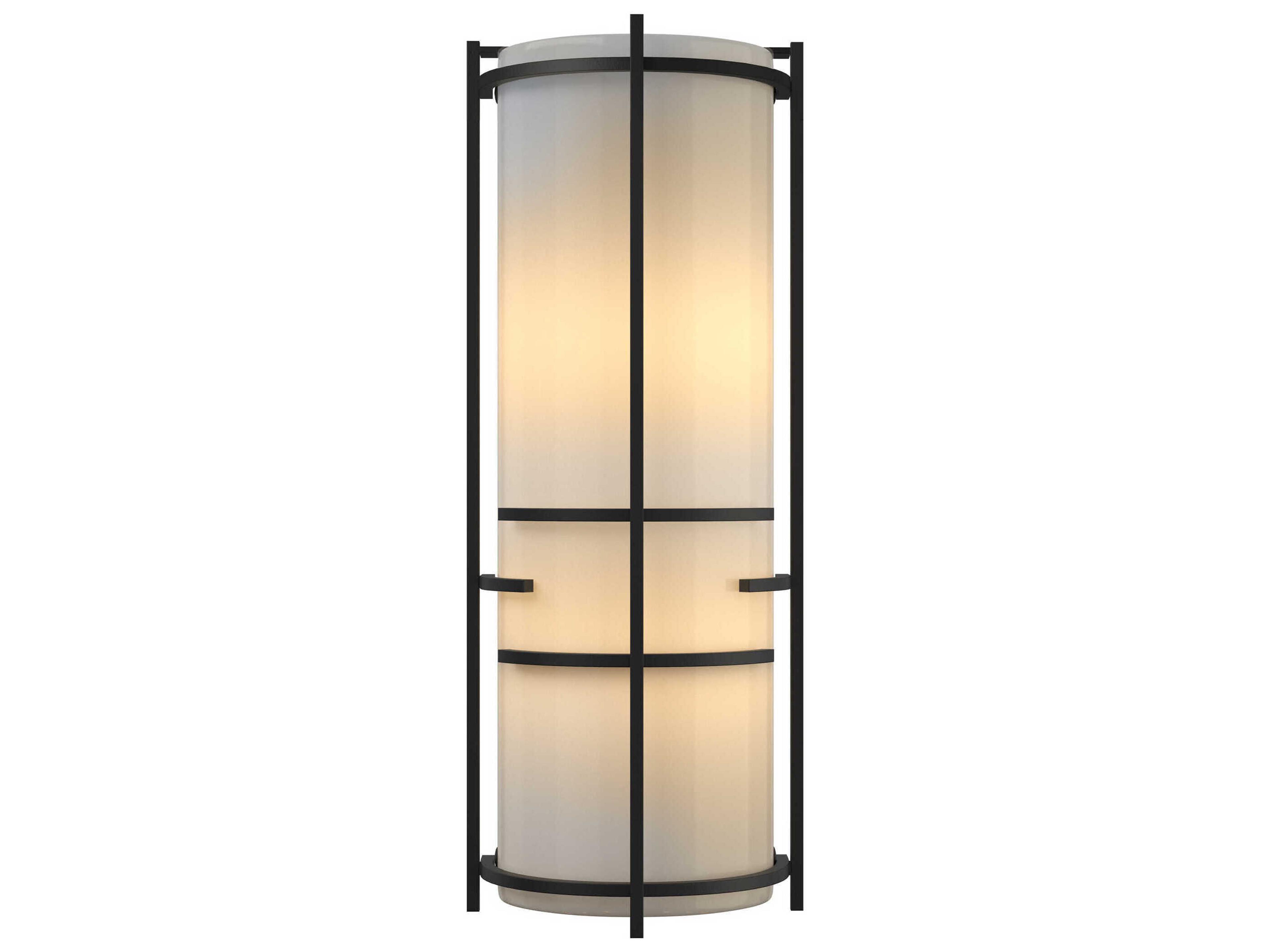 Hubbardton Forge Banded 2-Light Glass Wall Sconce