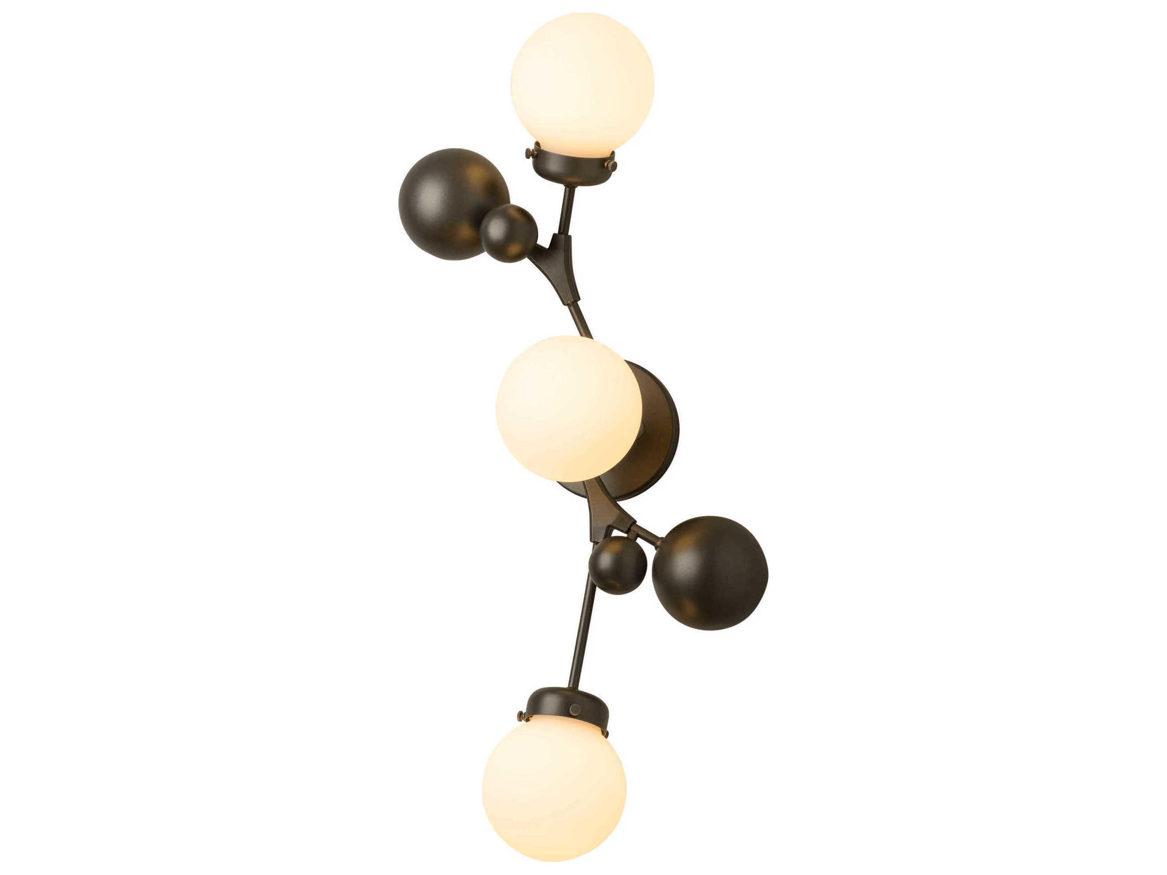 Hubbardton Forge Sprig 3-Light Glass Wall Sconce