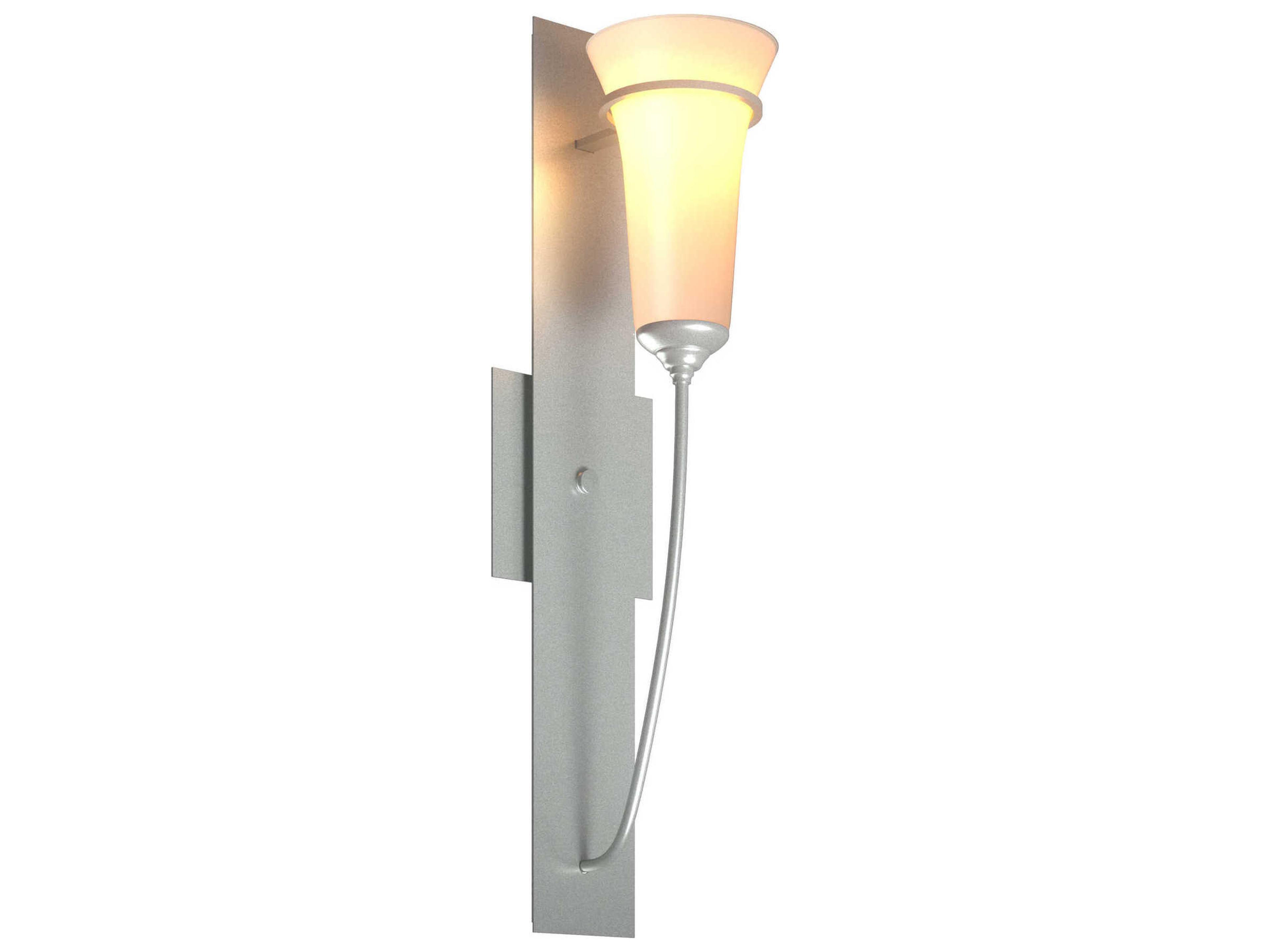 Hubbardton Forge Banded 1-Light Glass Wall Sconce