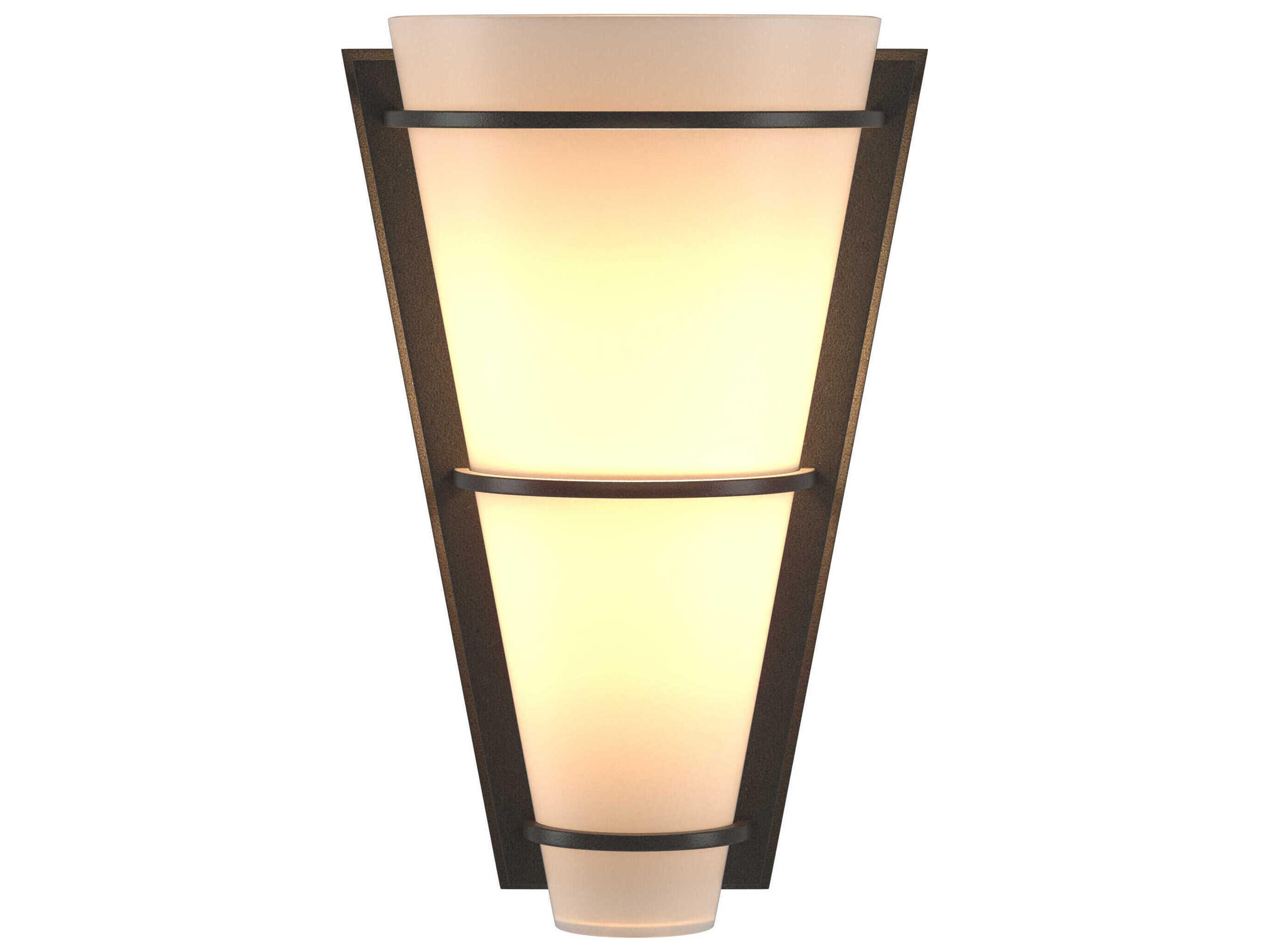 Hubbardton Forge Half Cone 1-Light Glass Wall Sconce