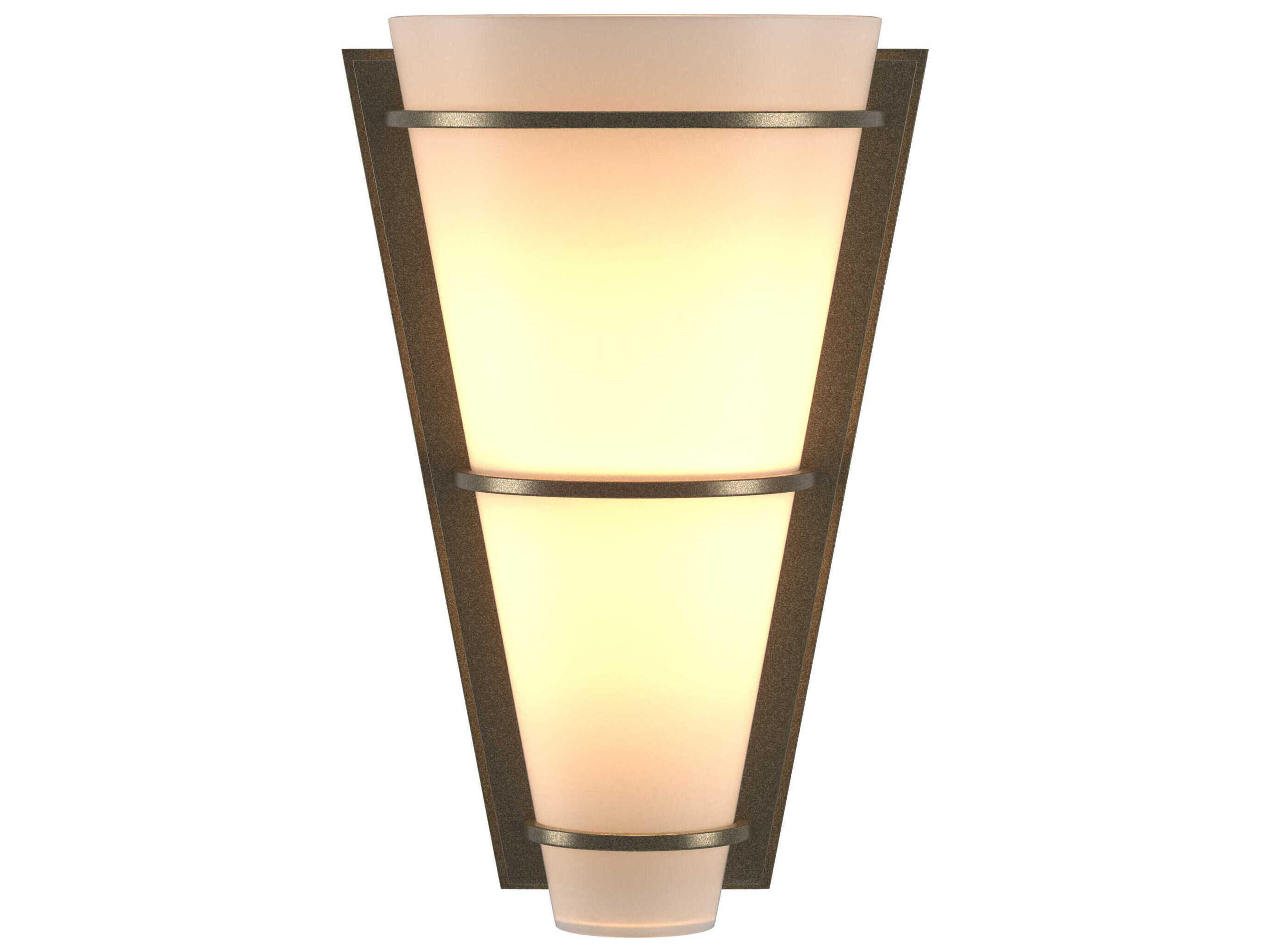 Hubbardton Forge Half Cone 1-Light Glass Wall Sconce