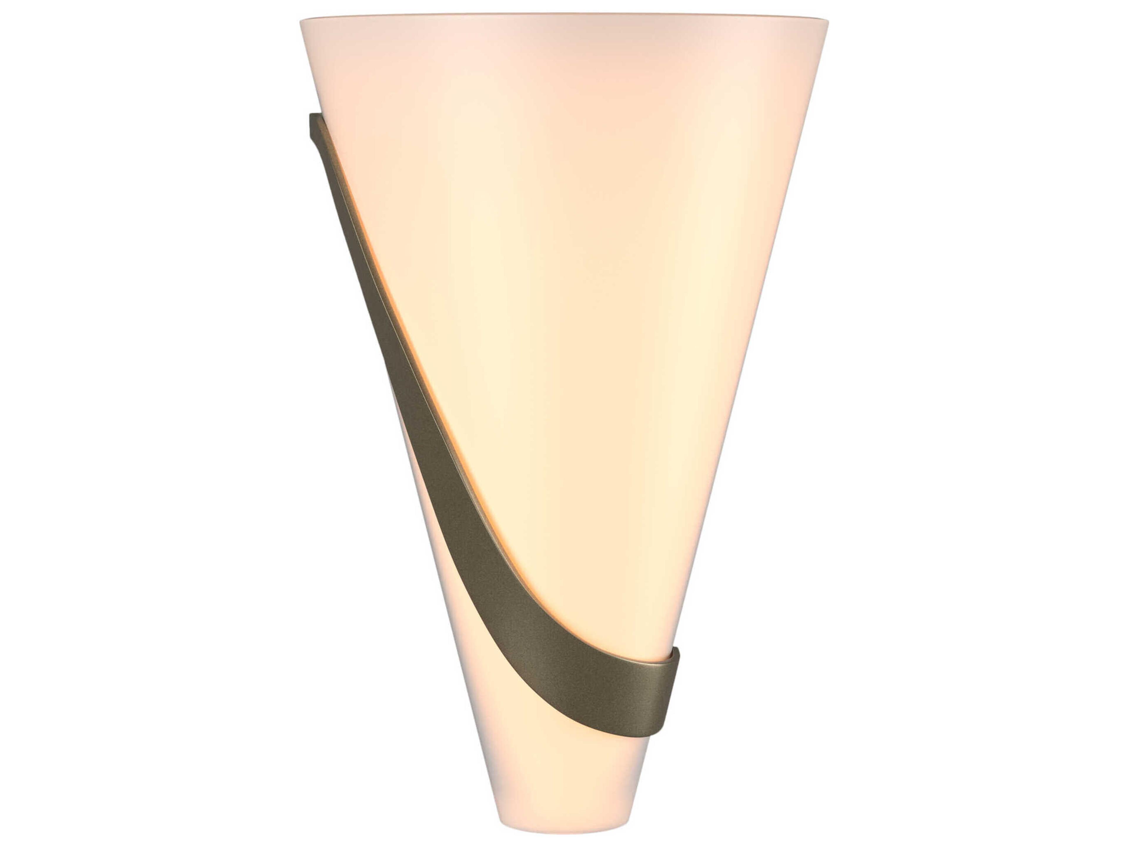 Hubbardton Forge Half Cone 2-Light Glass Wall Sconce