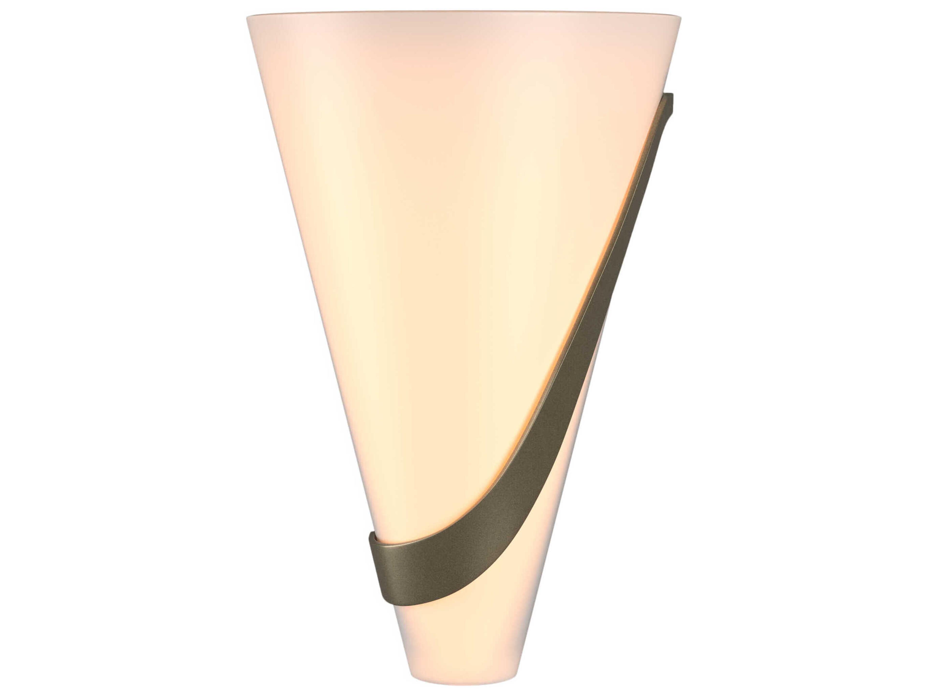 Hubbardton Forge Half Cone 2-Light Glass Wall Sconce