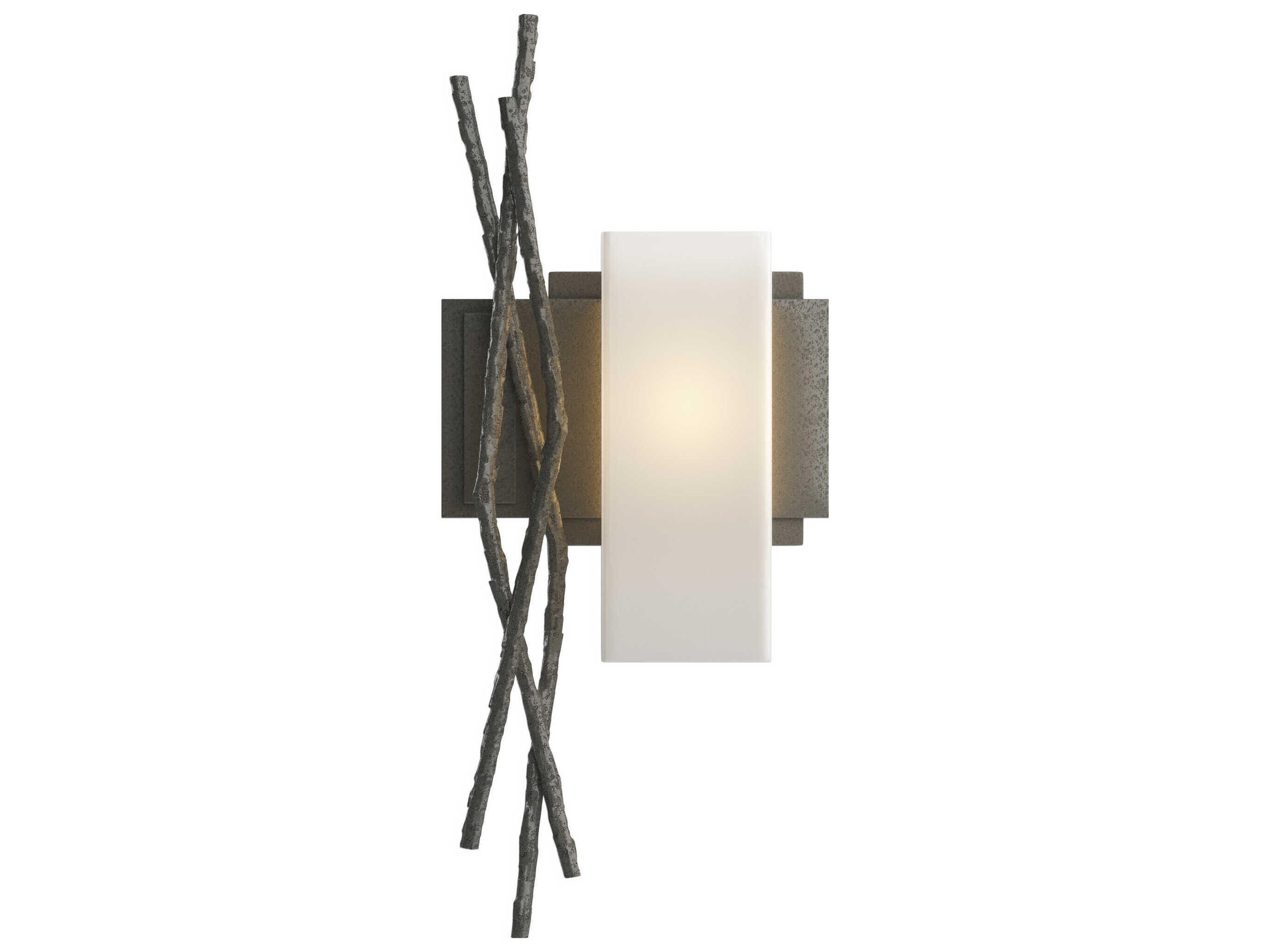 Hubbardton Forge Brindille 1-Light Steel Glass Wall Sconce