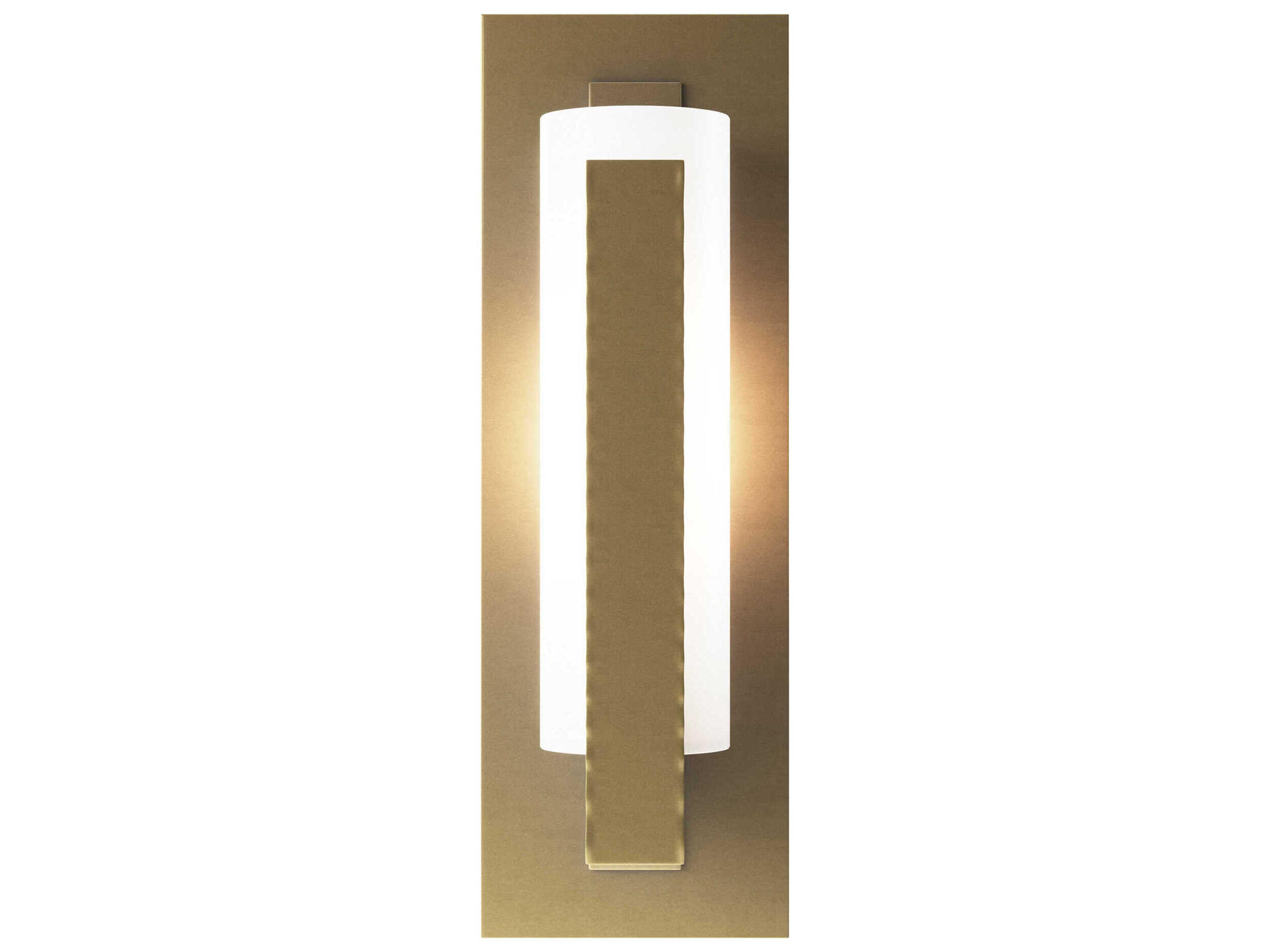 Hubbardton Forge Vertical 1-Light Glass Wall Sconce