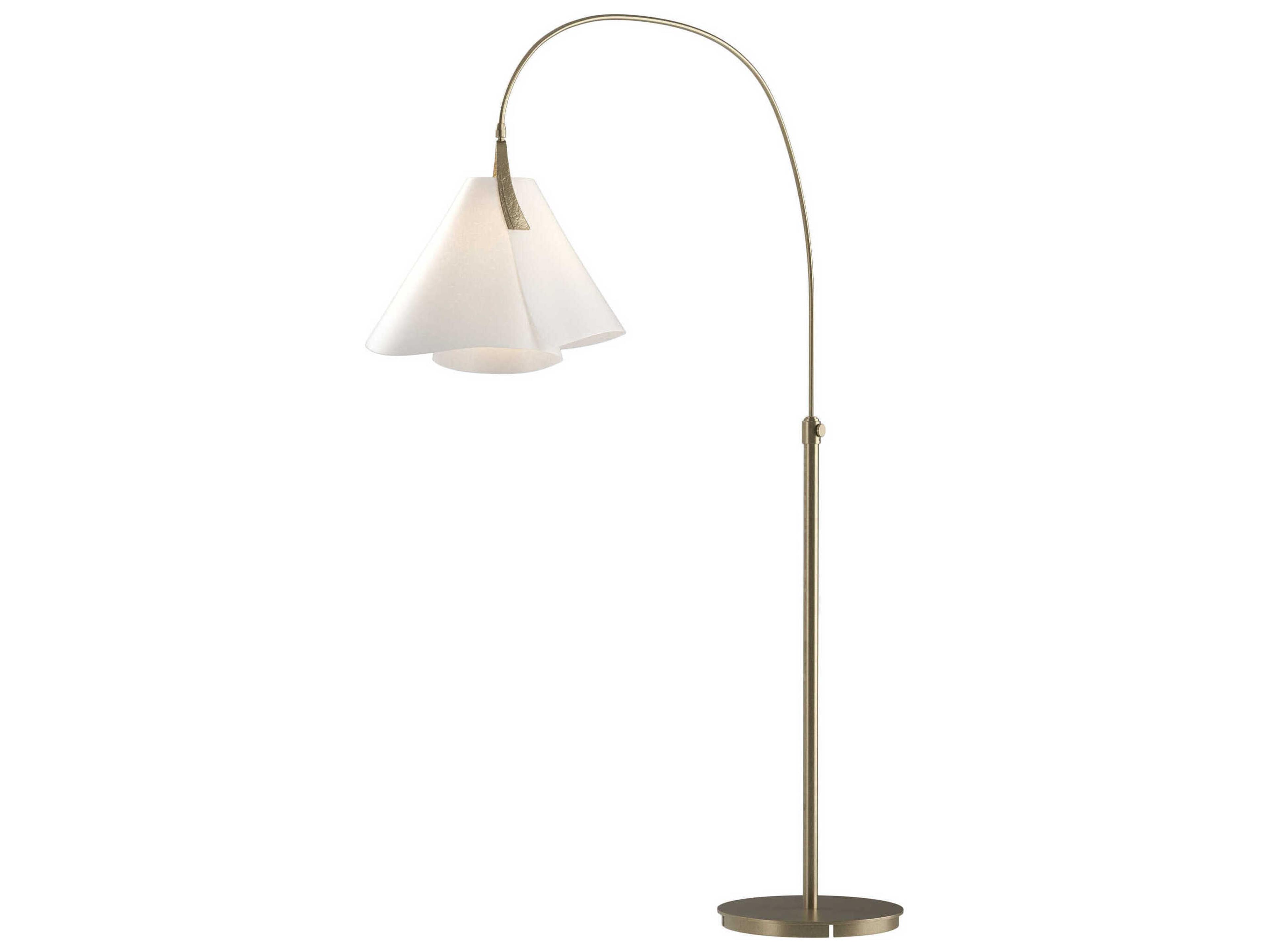 Hubbardton Forge Mobius Dark Smoke Gray Floor Lamp