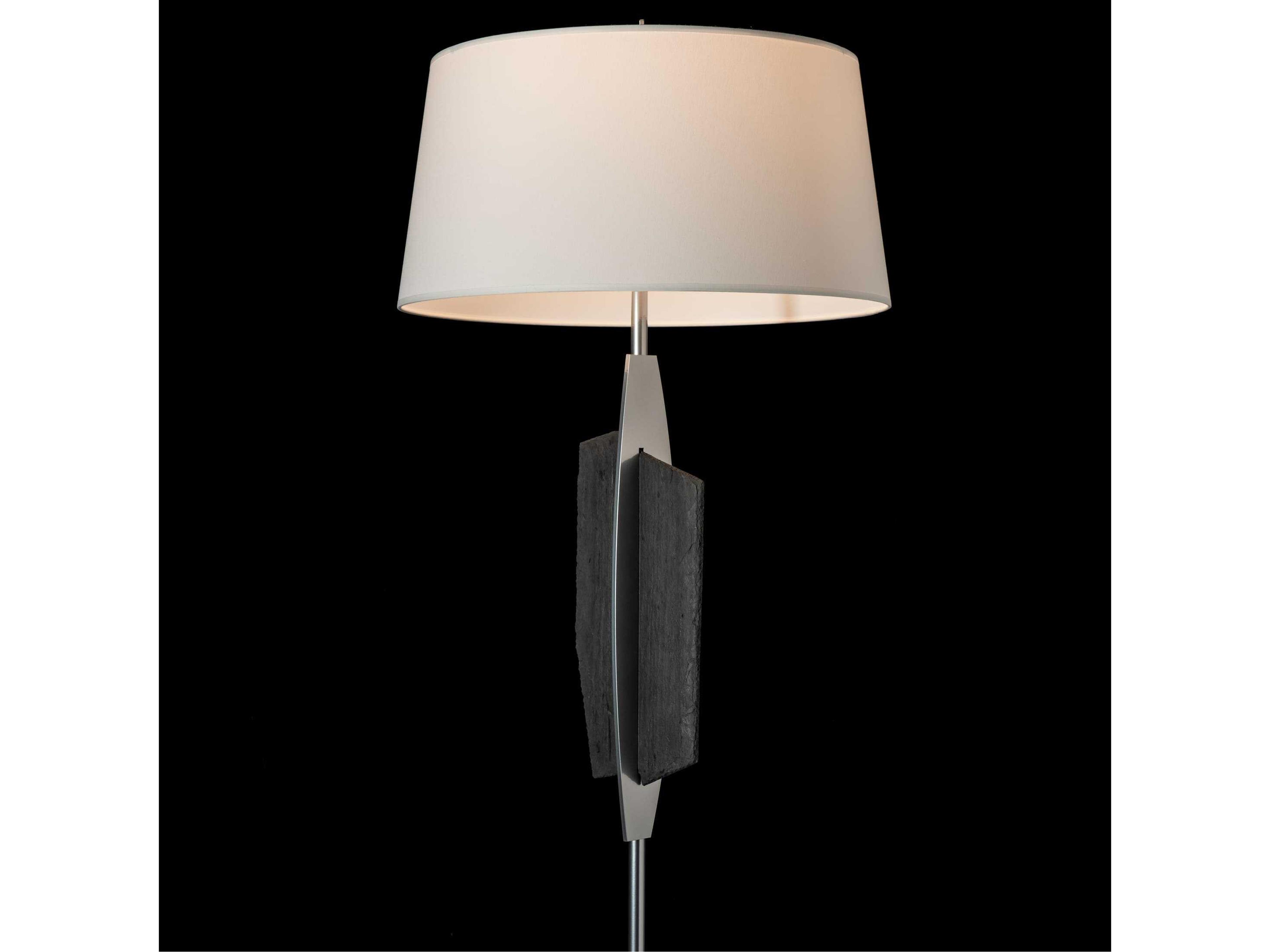 Hubbardton Forge Cambrian Natural Anna Linen Floor Lamp