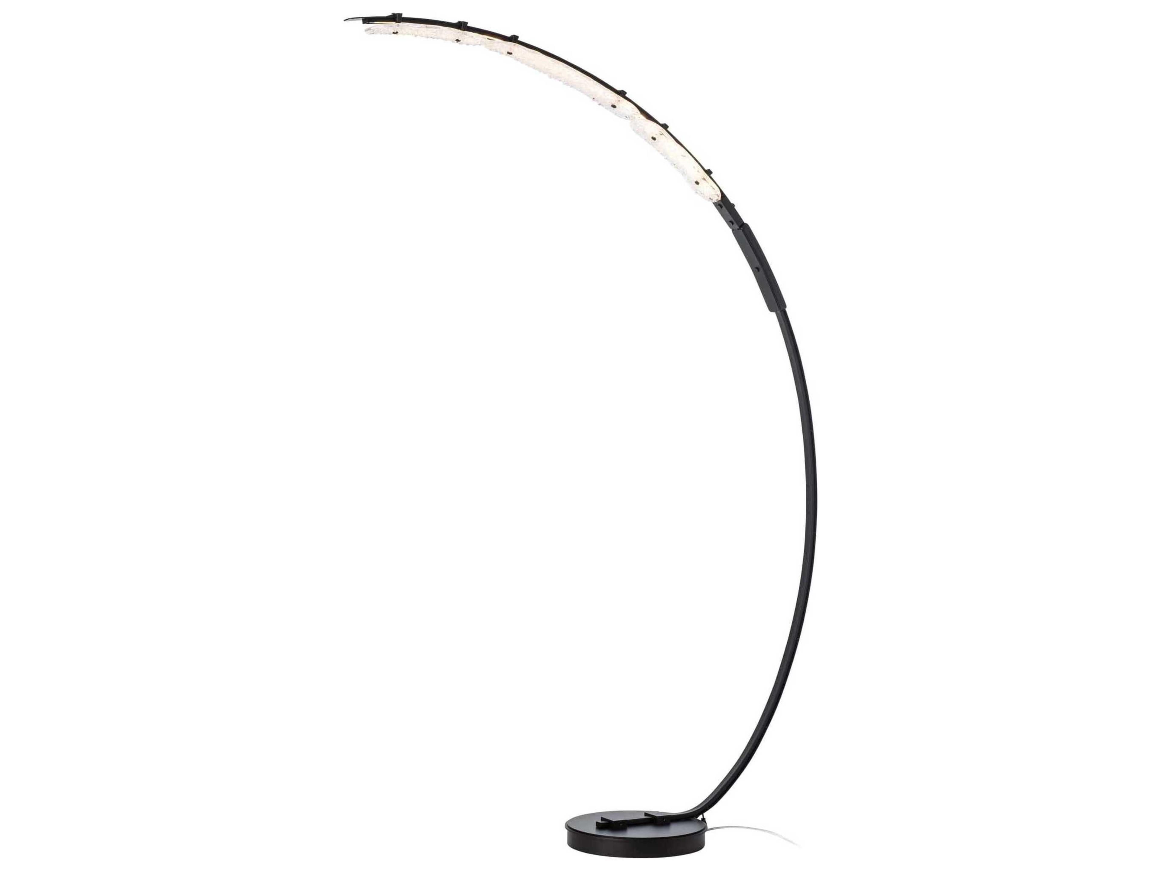 Glissade Clear Glass Floor Lamp
