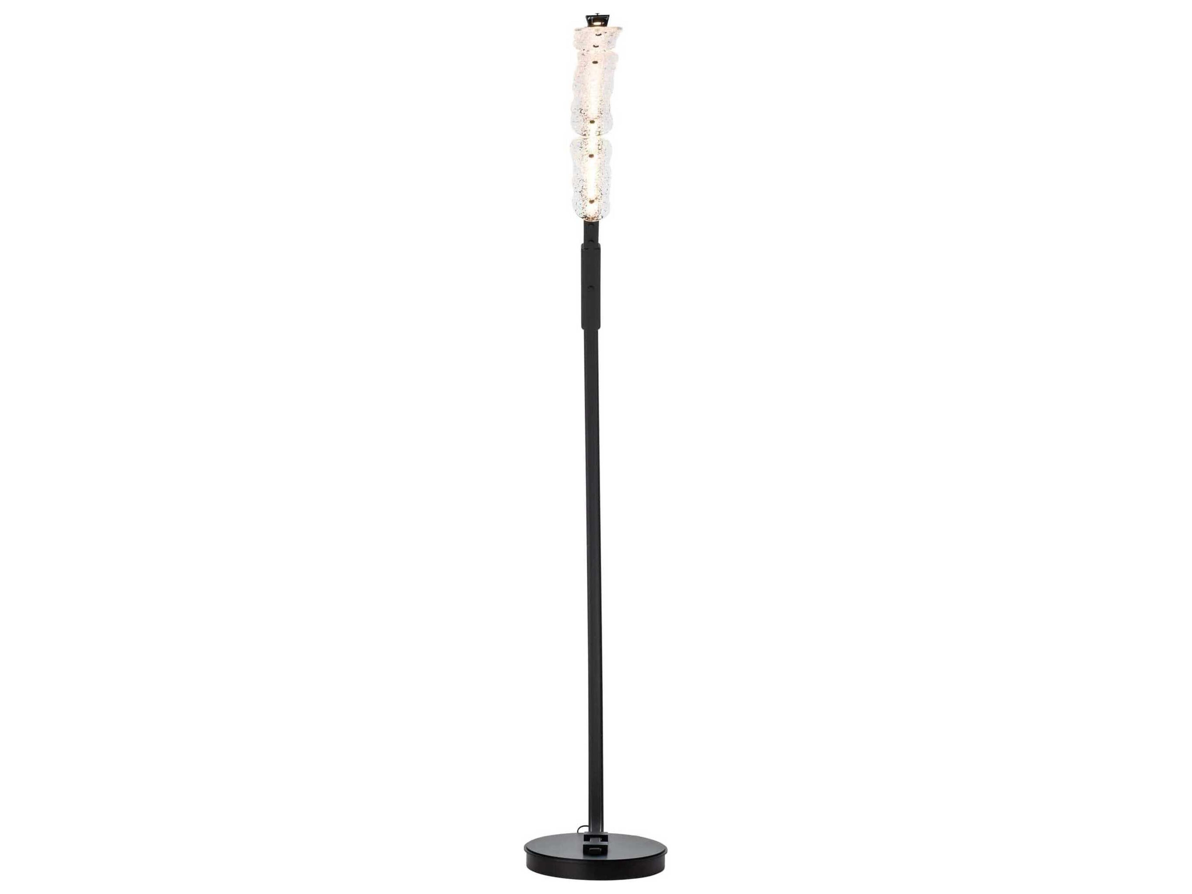 Hubbardton Forge Glissade Clear Glass Floor Lamp