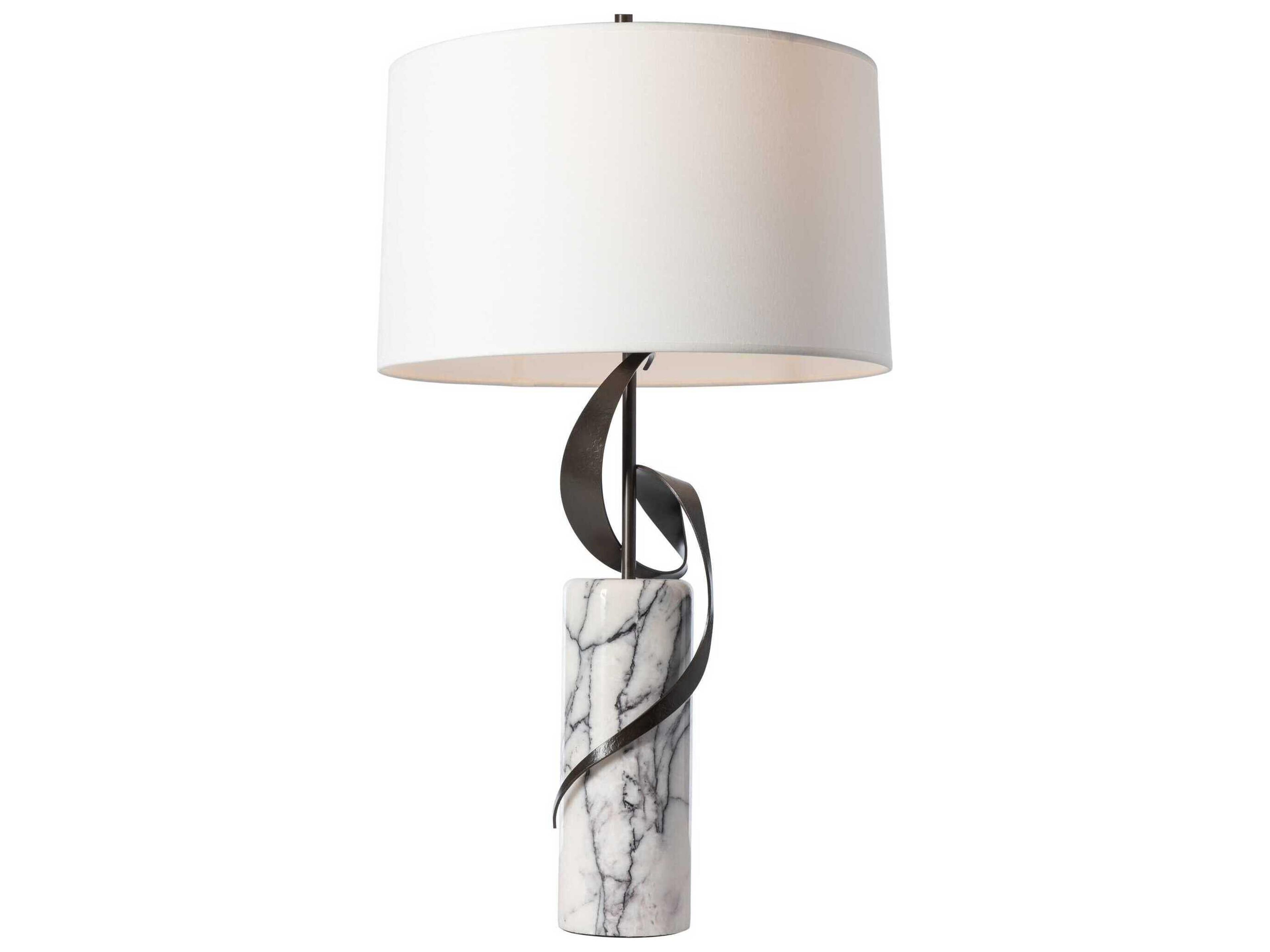 Hubbardton Forge Rivulet Natural Anna Fabric Buffet Lamp