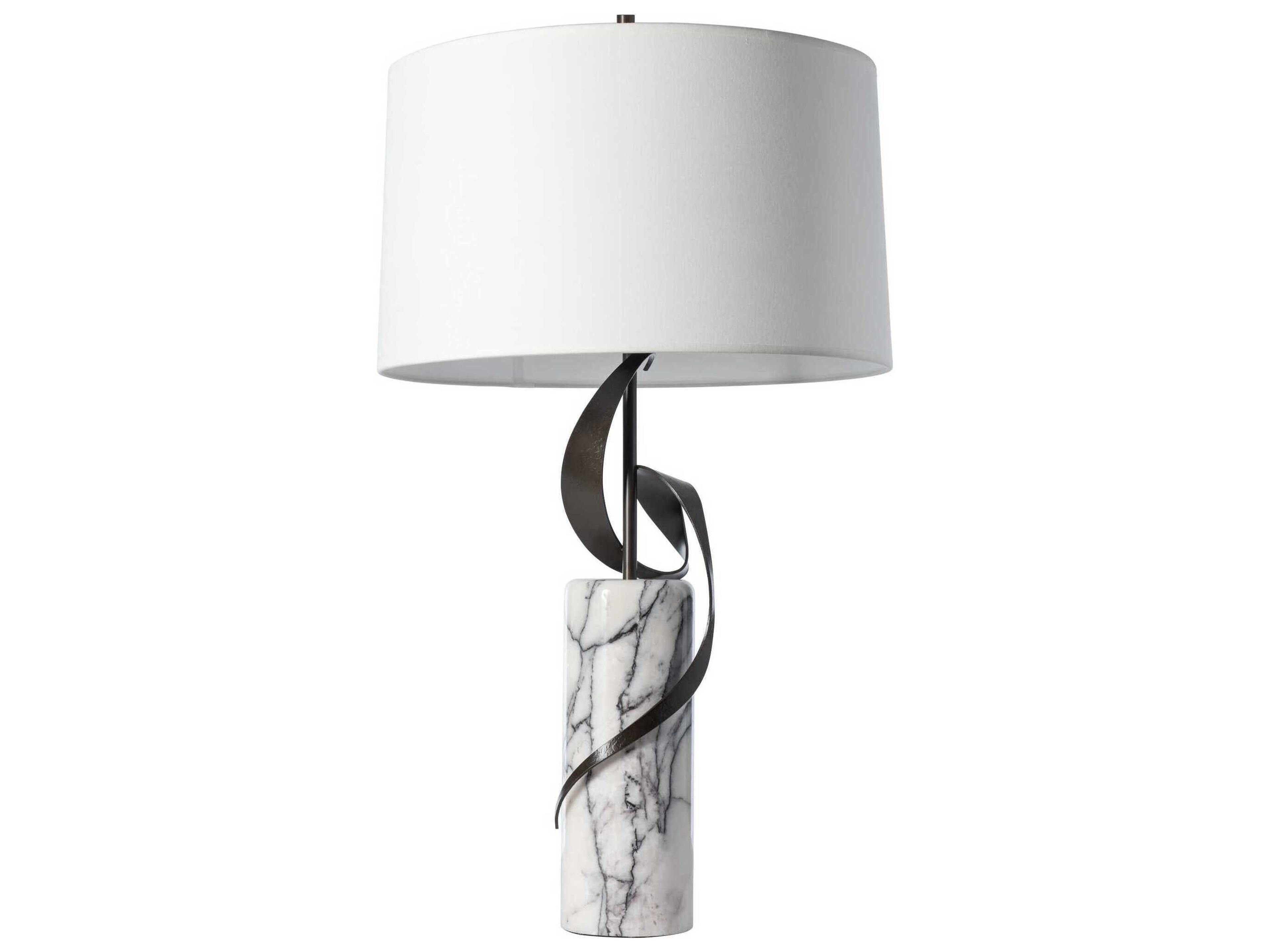 Hubbardton Forge Rivulet Natural Anna Fabric Buffet Lamp