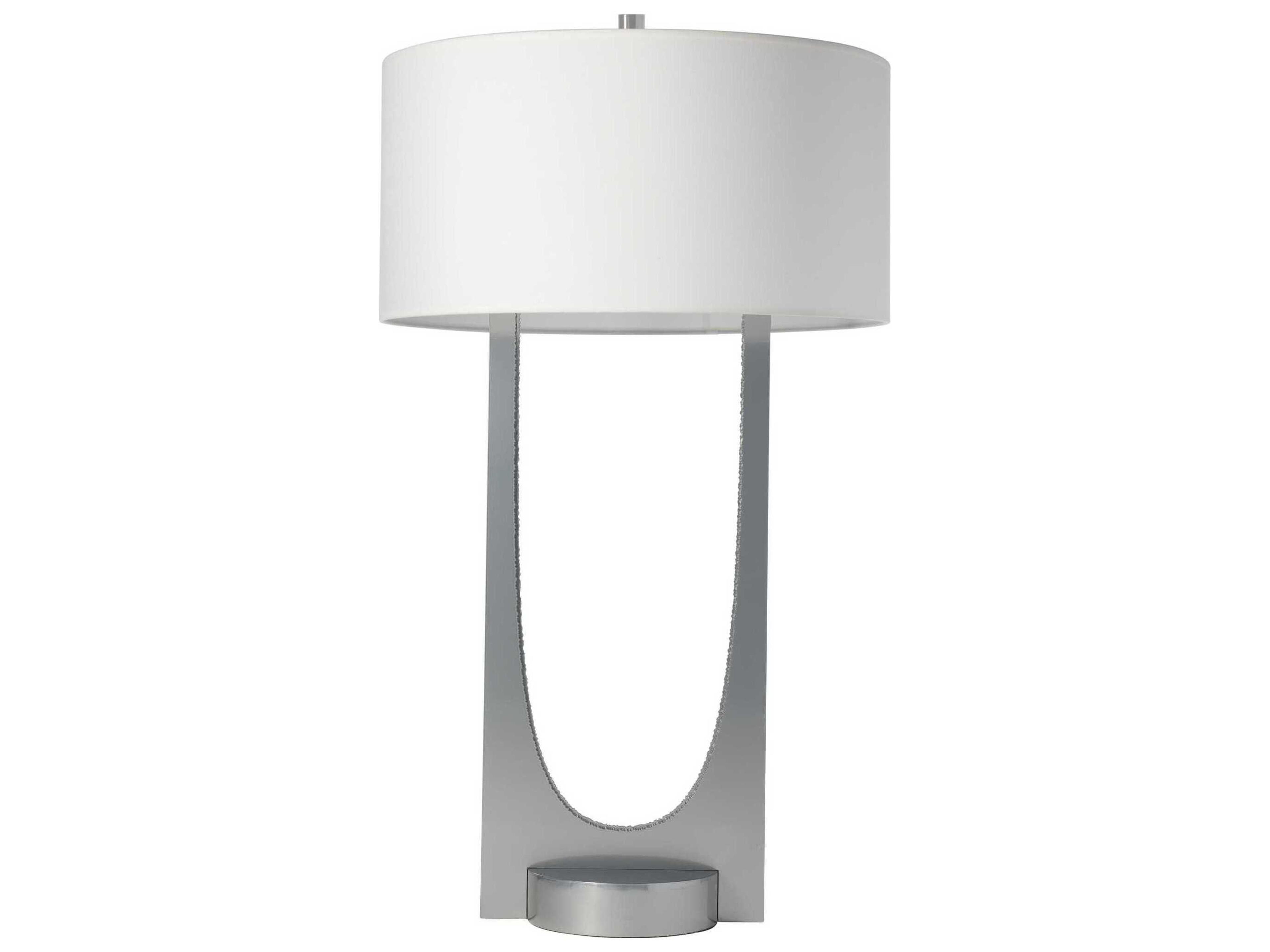 Hubbardton Forge Cypress Natural Anna Fabric Buffet Lamp