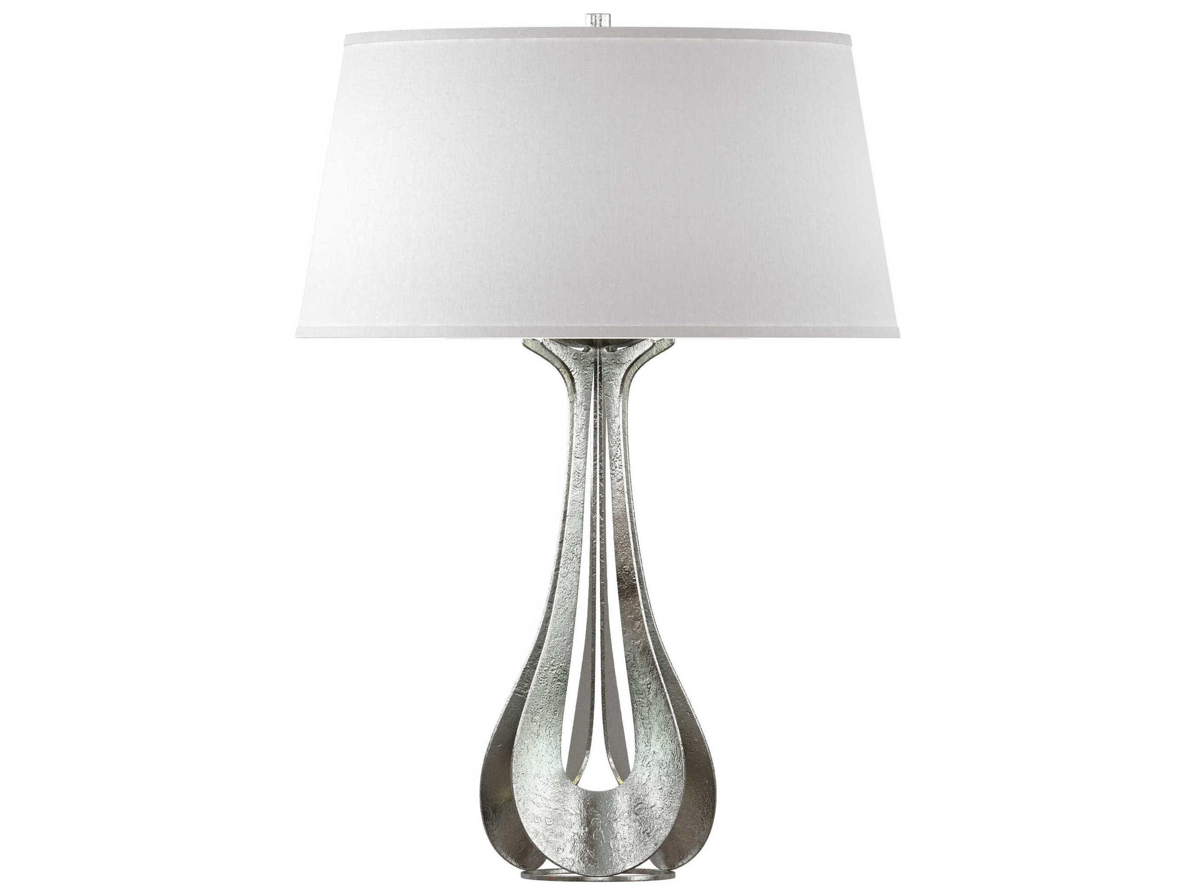 Hubbardton Forge Lino Dark Smoke Gray Table Lamp