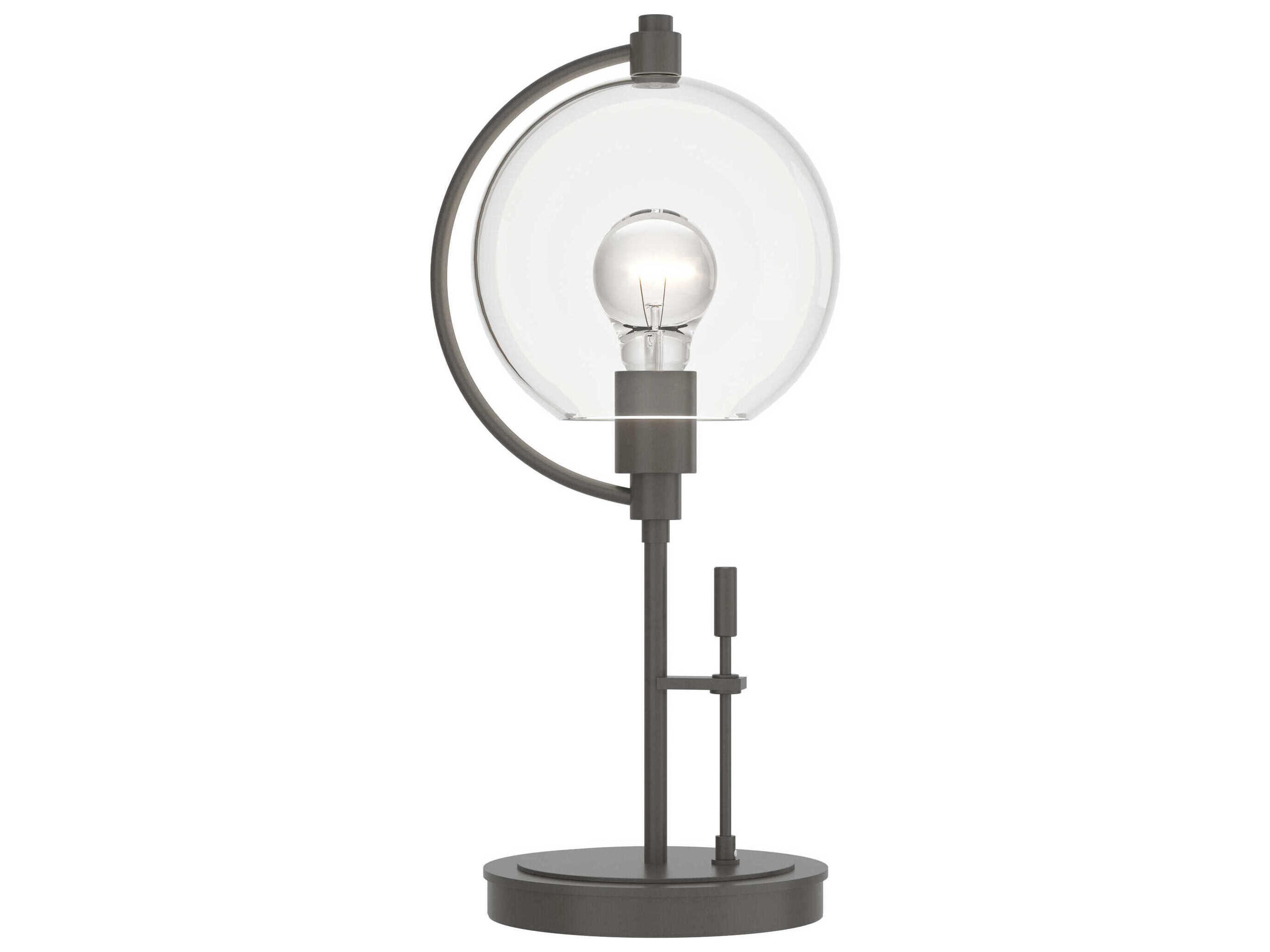 Hubbardton Forge Pluto Clear Glass Table Lamp