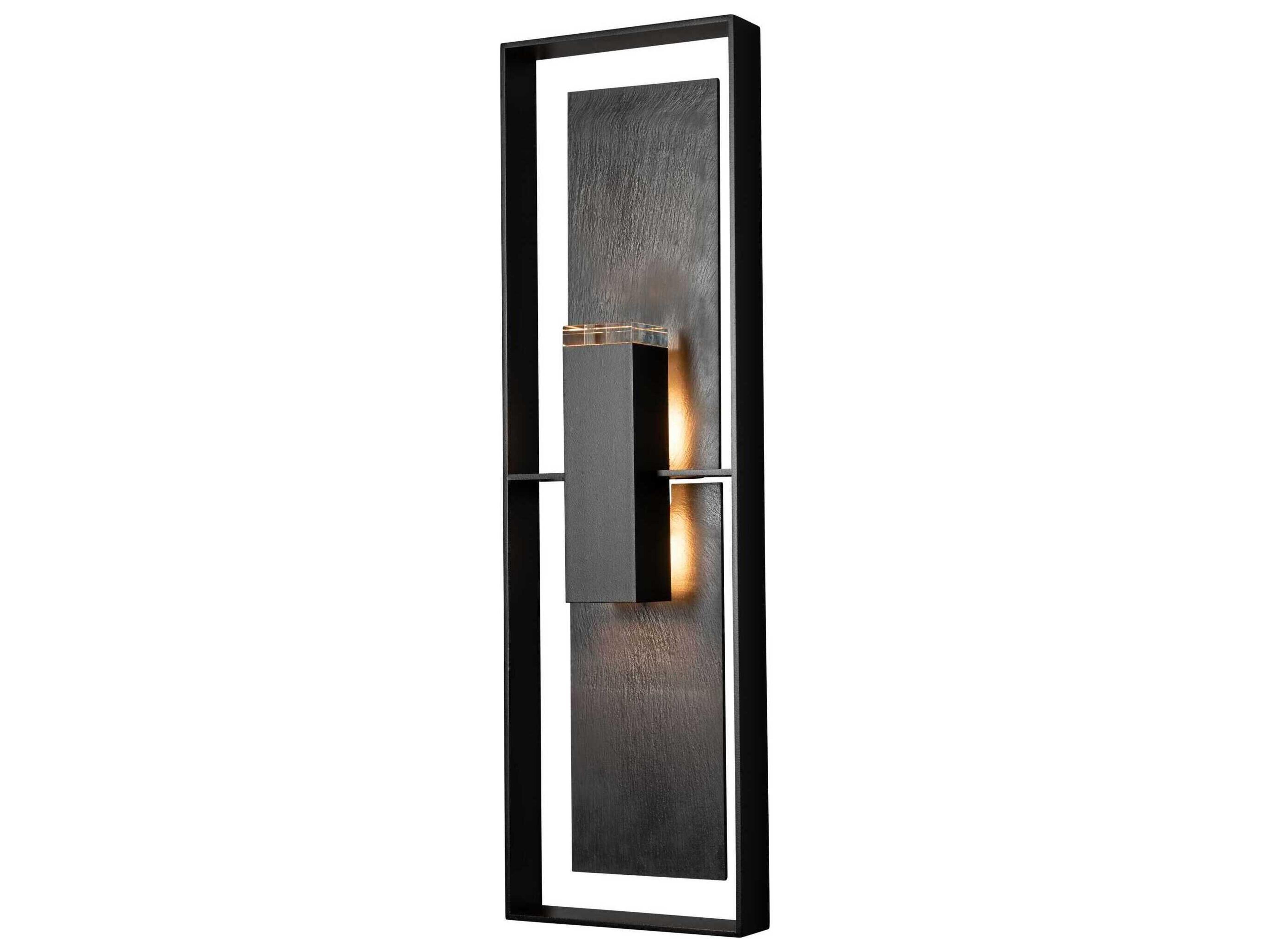Hubbardton Forge Shadow Box 2-Light Outdoor Wall Light