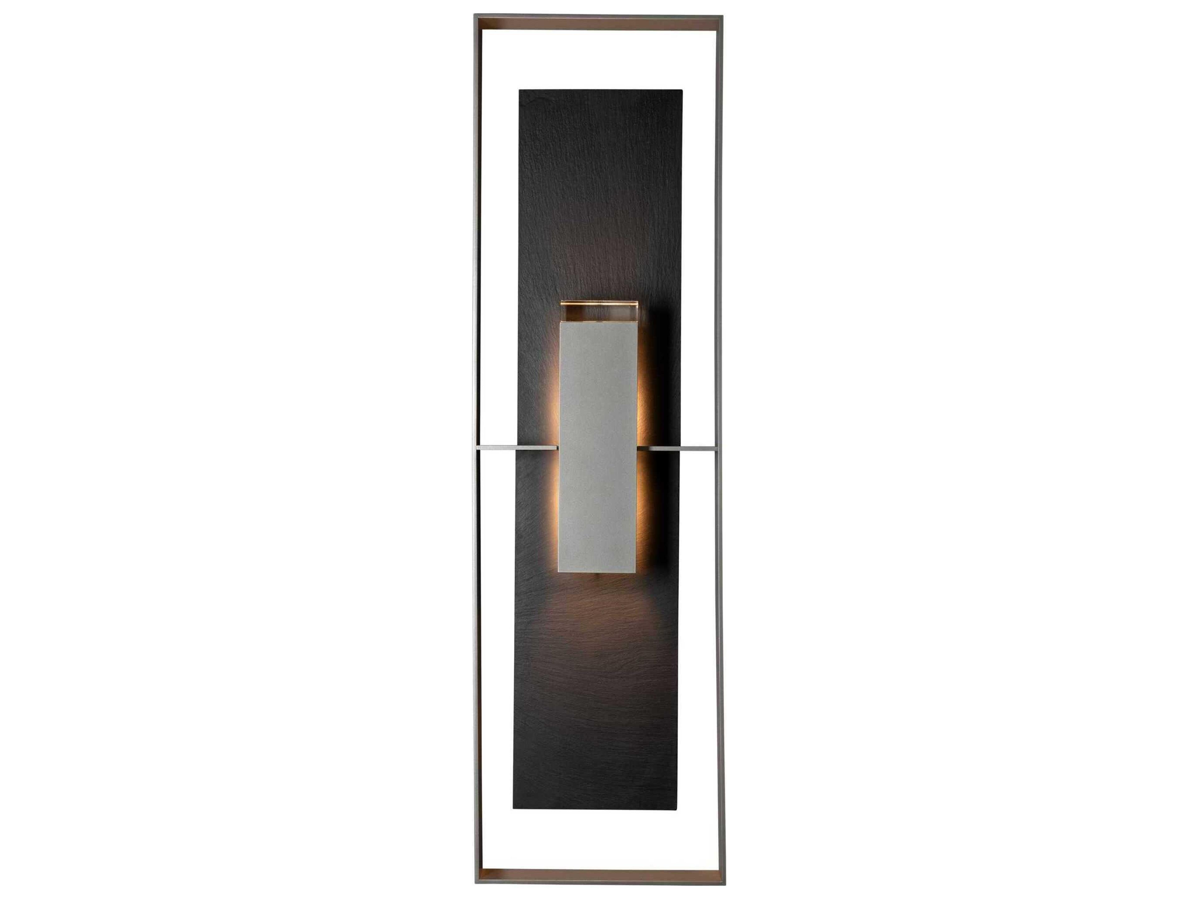 Hubbardton Forge Shadow Box 2-Light Outdoor Wall Light