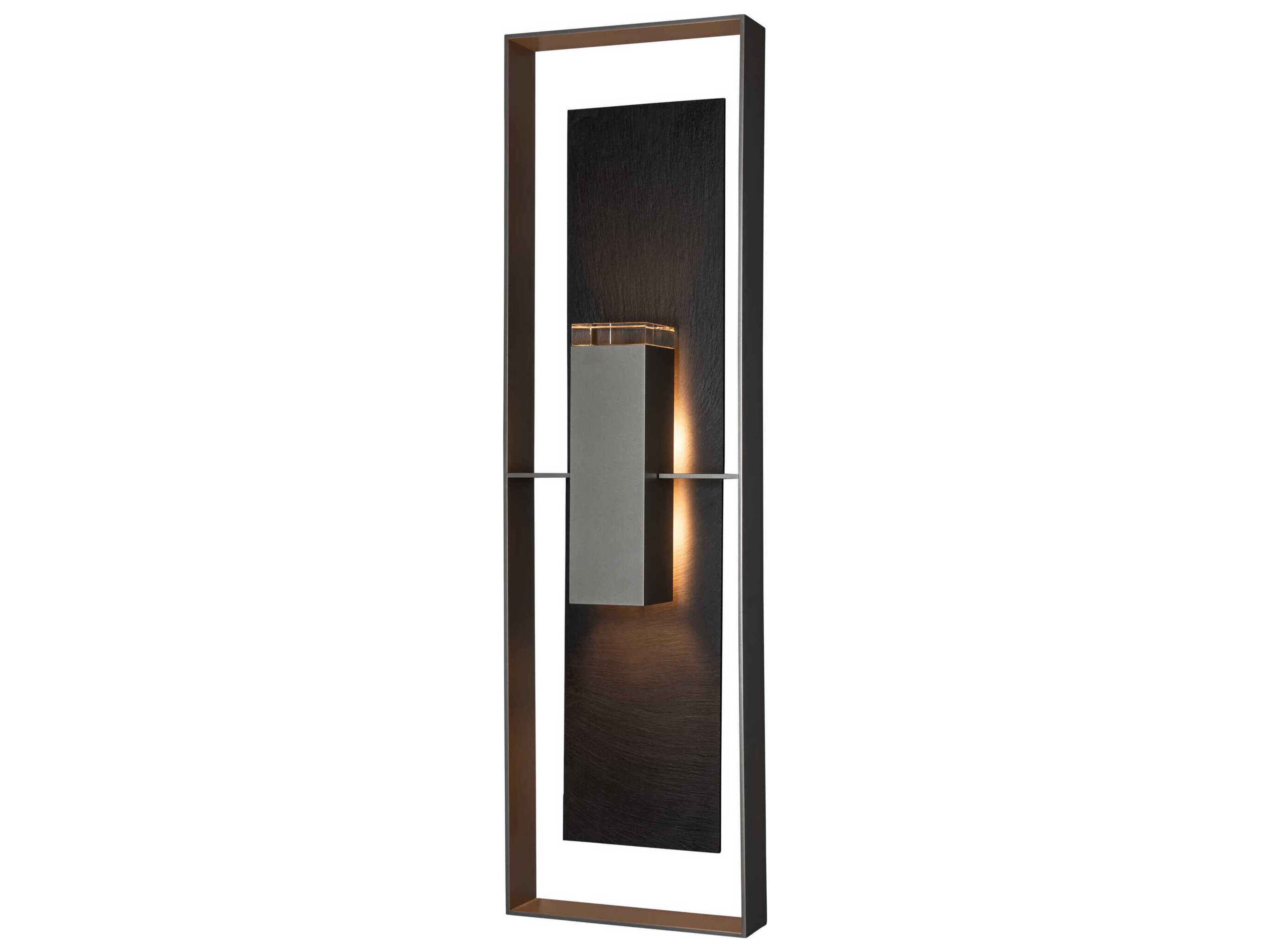 Hubbardton Forge Shadow Box 2-Light Outdoor Wall Light