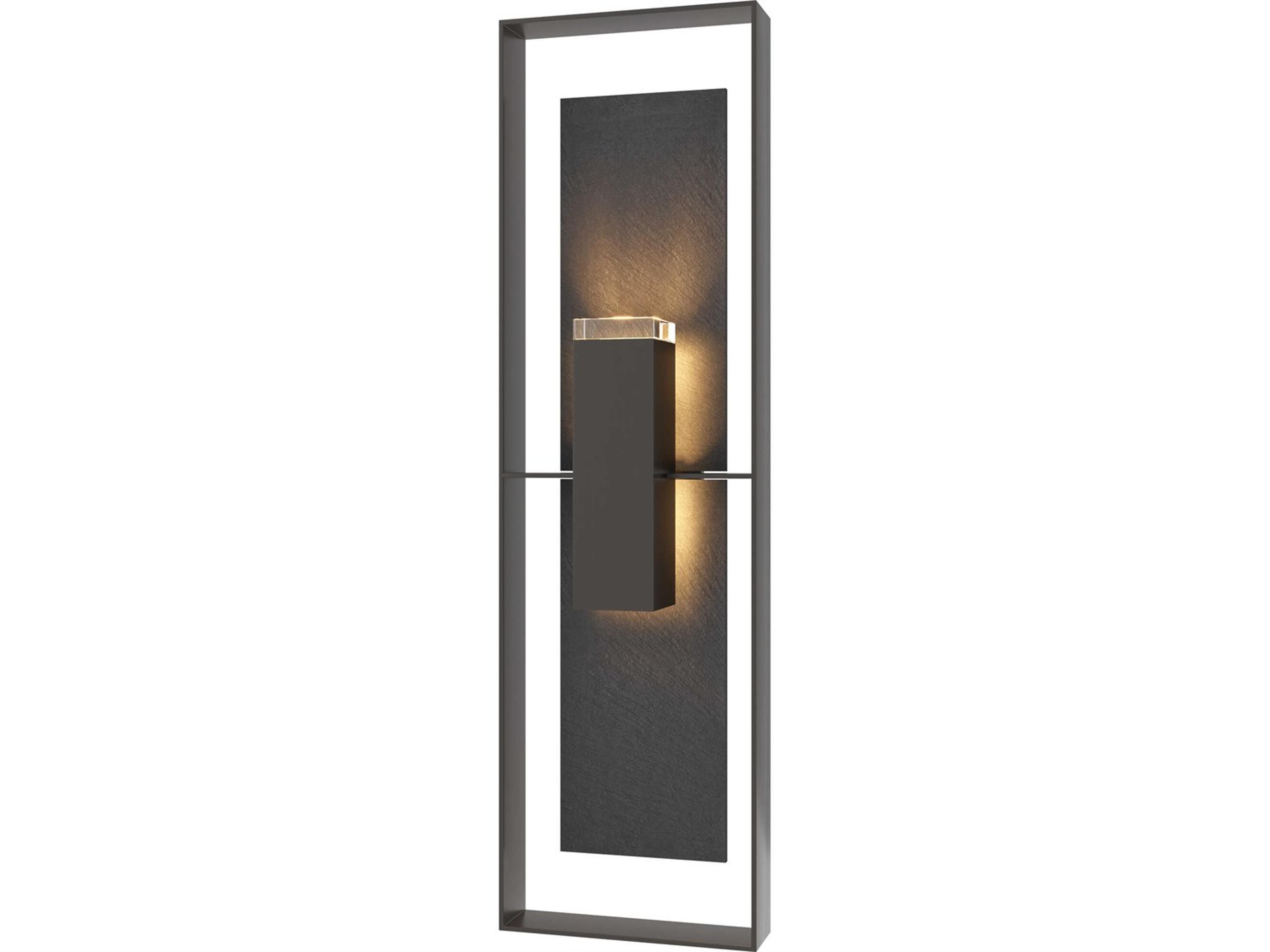 Hubbardton Forge Shadow Box 2-Light Outdoor Wall Light