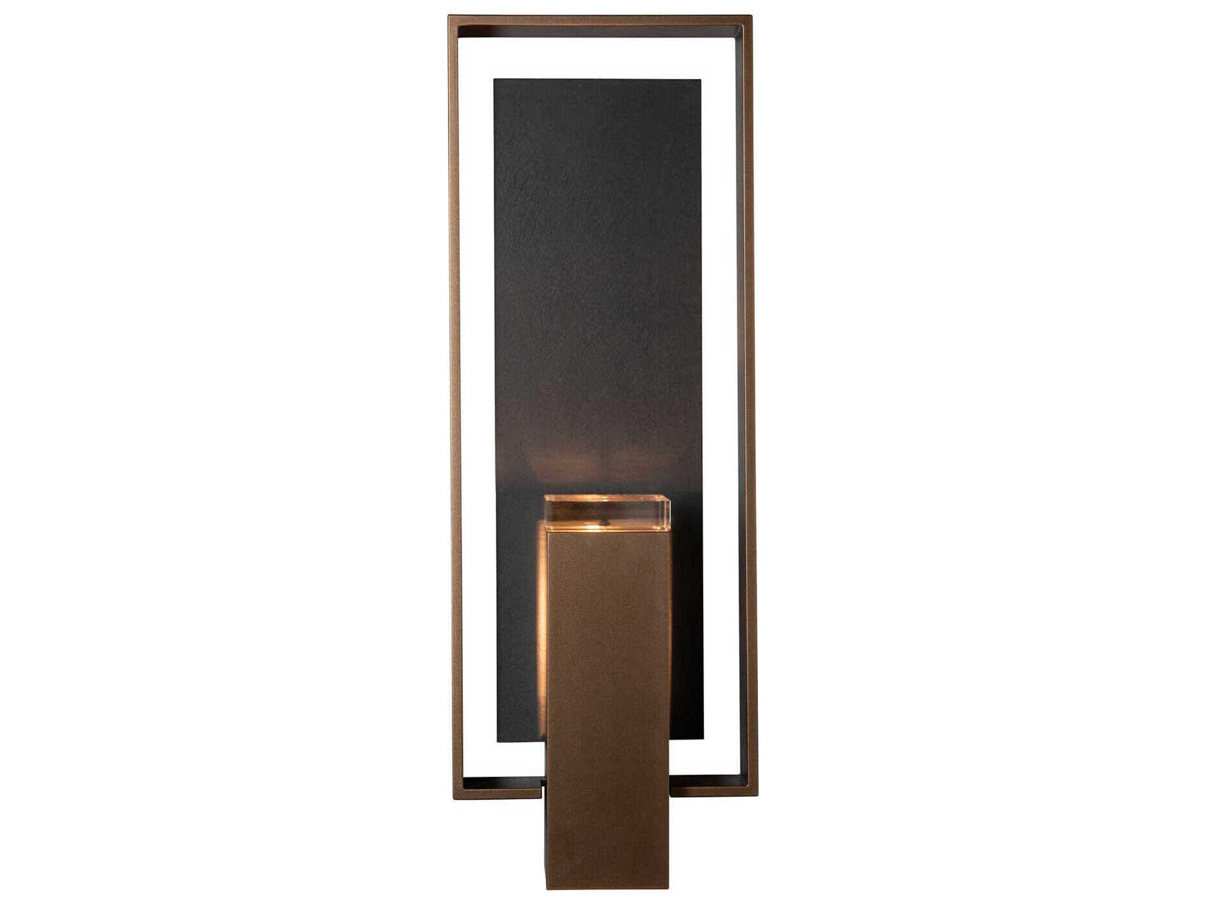 Hubbardton Forge Shadow Box 2-Light Outdoor Wall Light