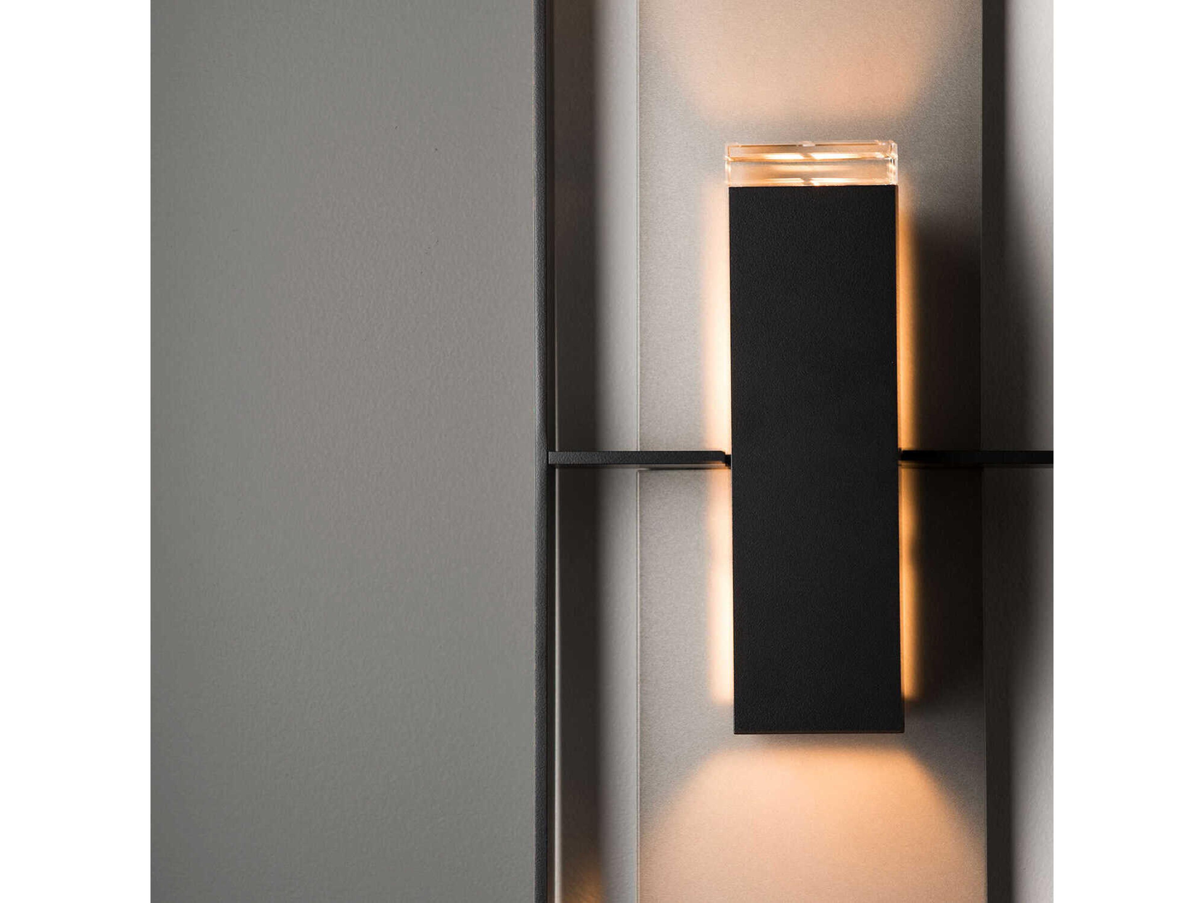 Hubbardton Forge Shadow Box 2-Light Outdoor Wall Light