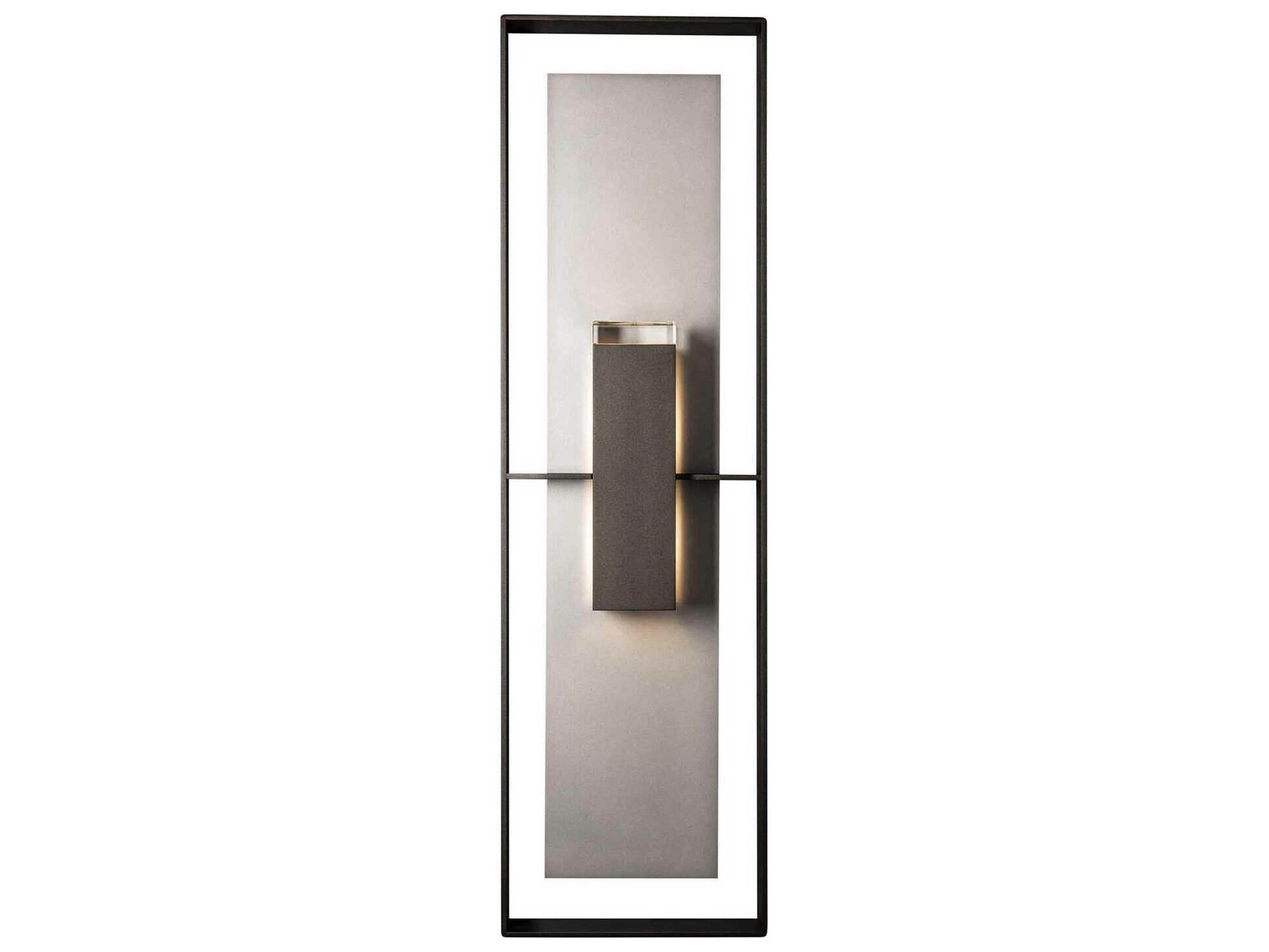 Hubbardton Forge Shadow Box 2-Light Outdoor Wall Light