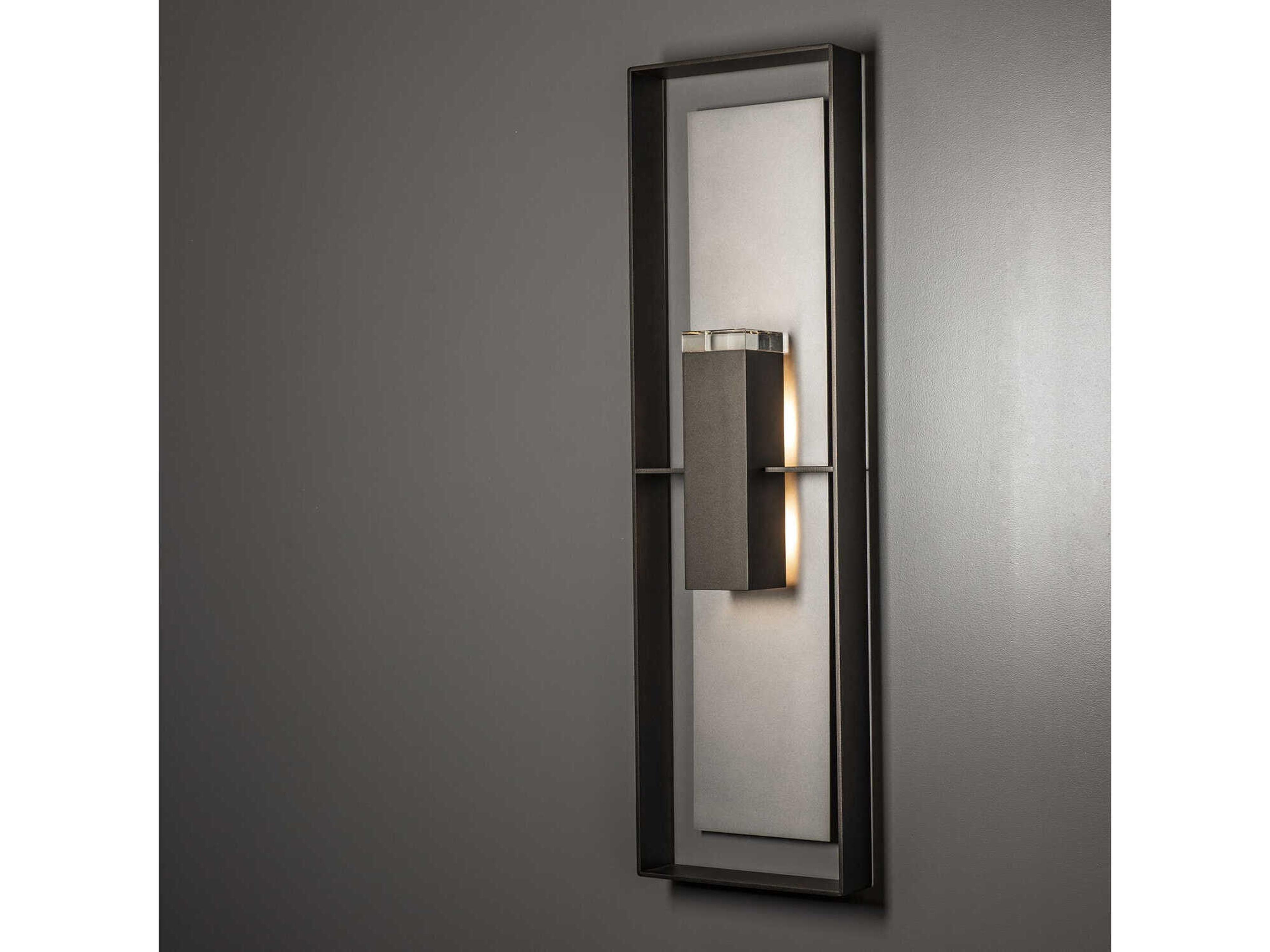 Hubbardton Forge Shadow Box 2-Light Outdoor Wall Light