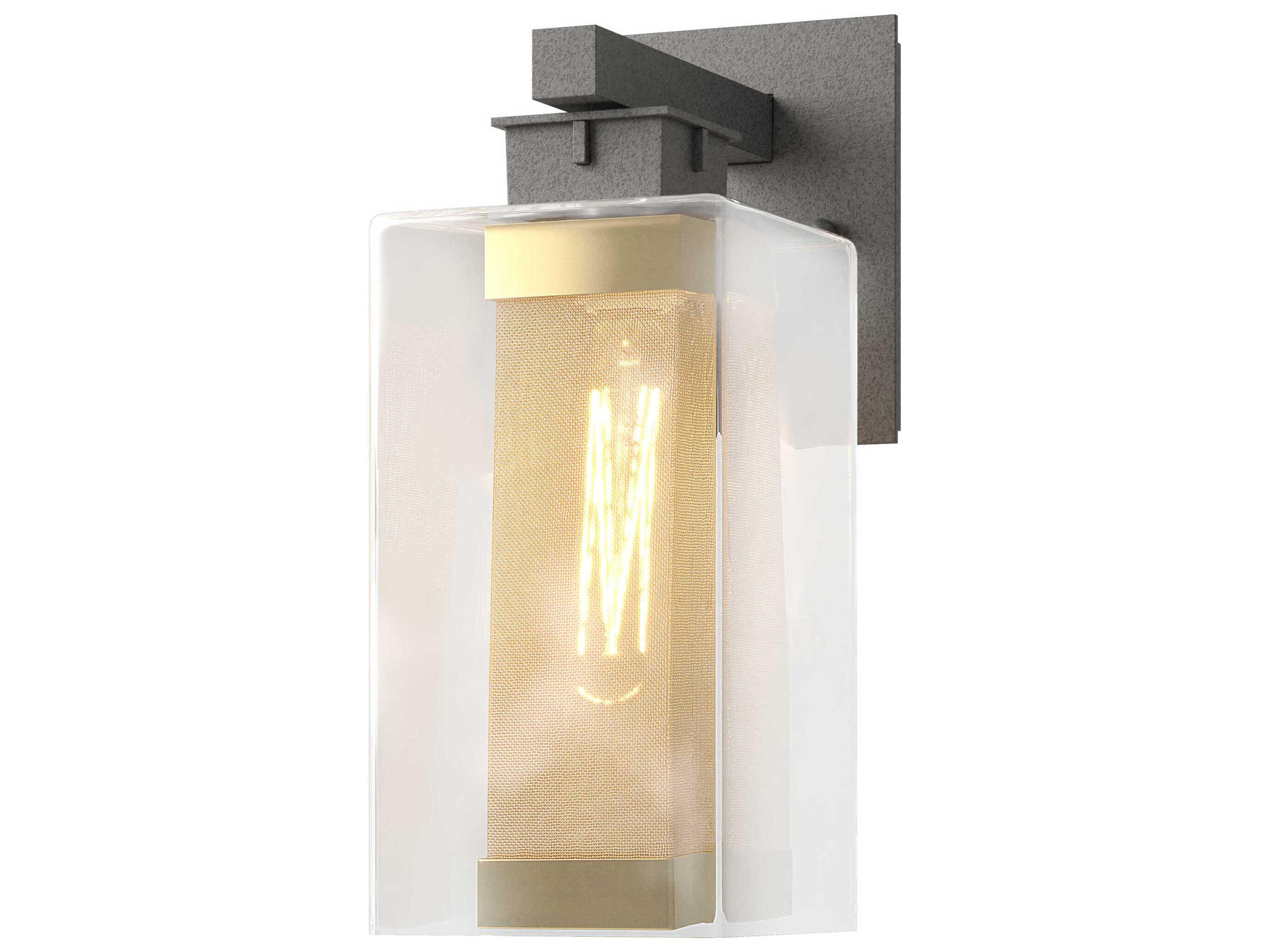 Hubbardton Forge Polaris 1 - Light Glass Outdoor Wall Light