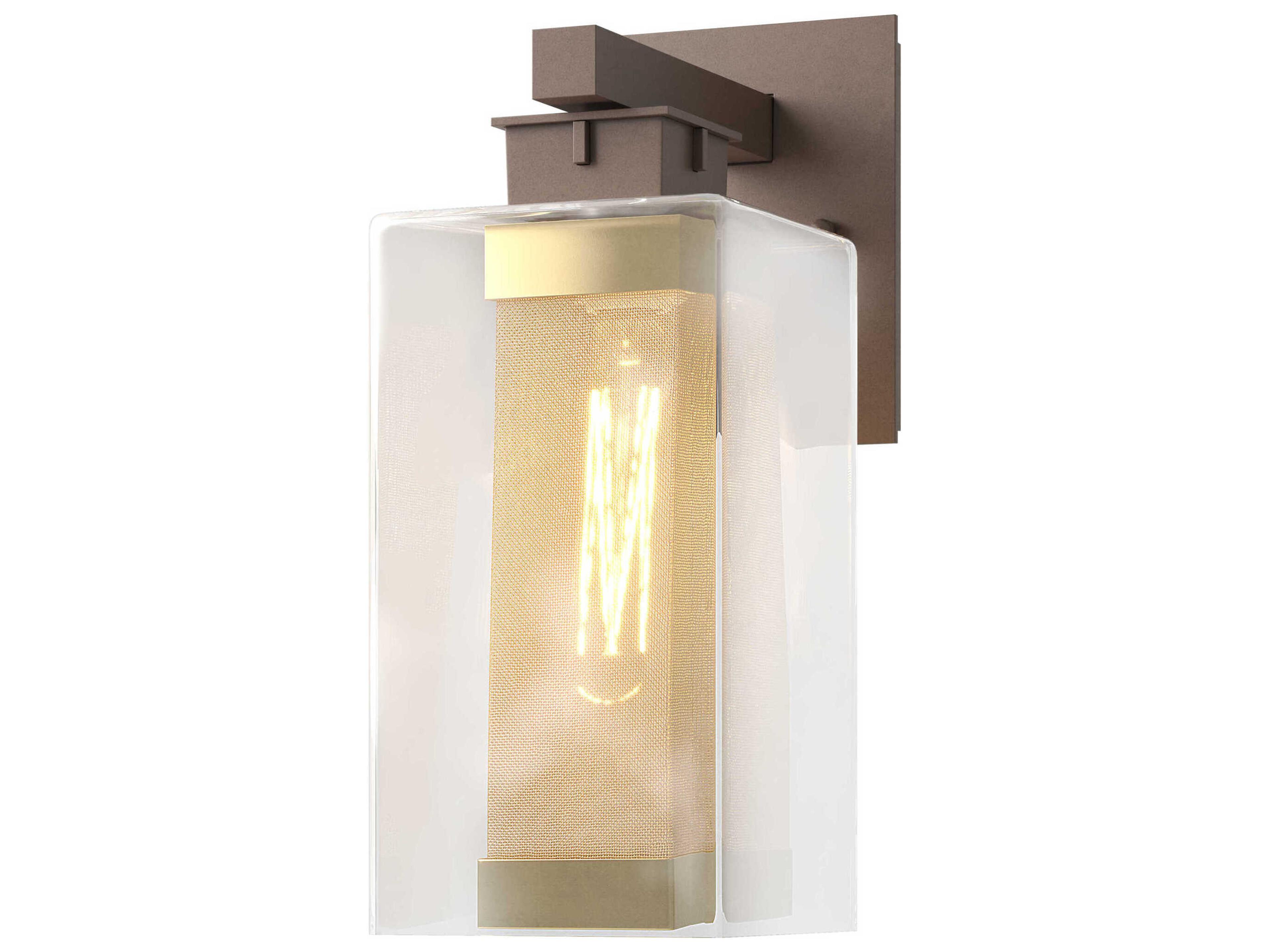 Hubbardton Forge Polaris 1 - Light Glass Outdoor Wall Light