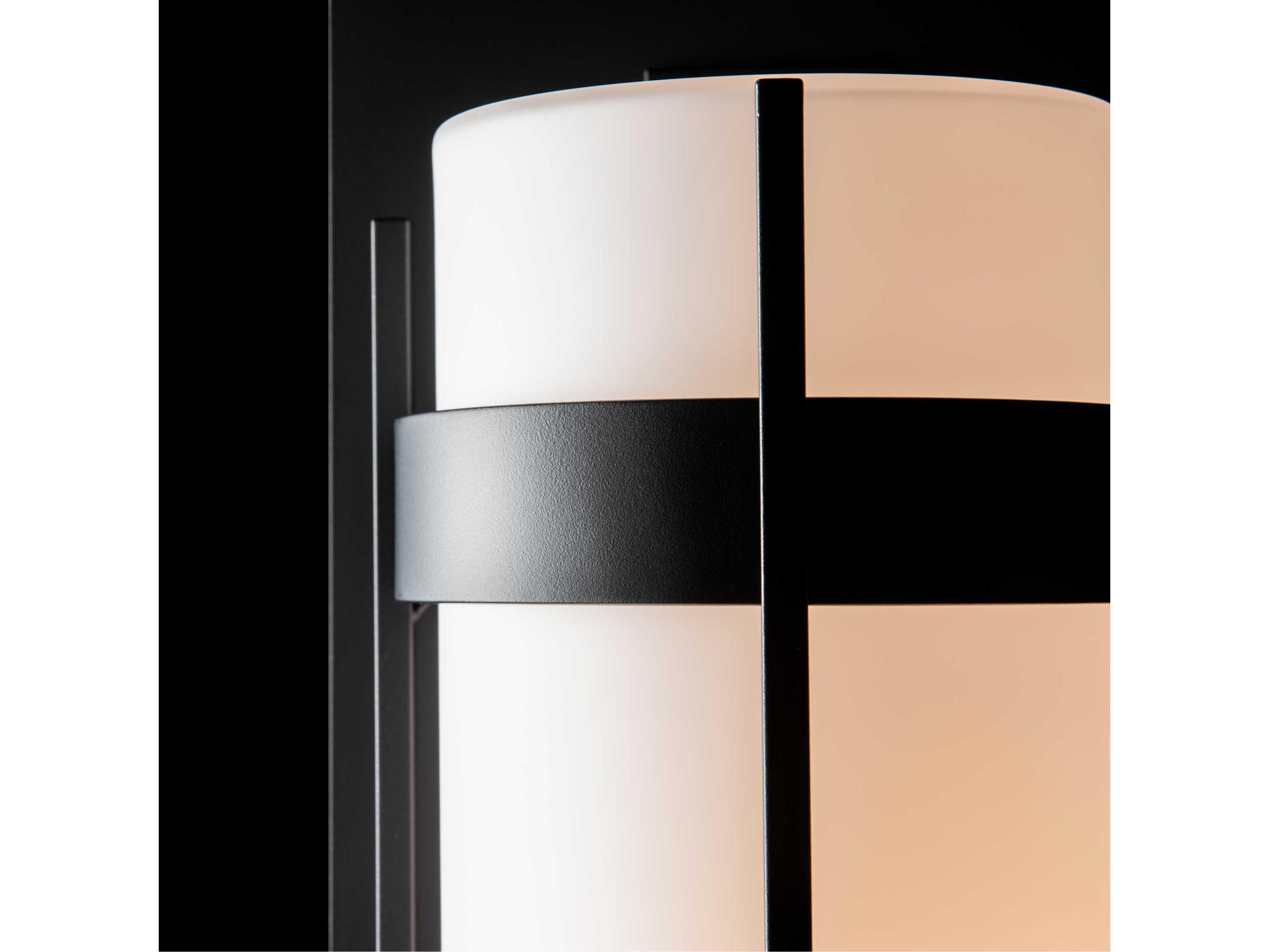 Hubbardton Forge Banded 1 - Light Incandescent Outdoor Wall Light