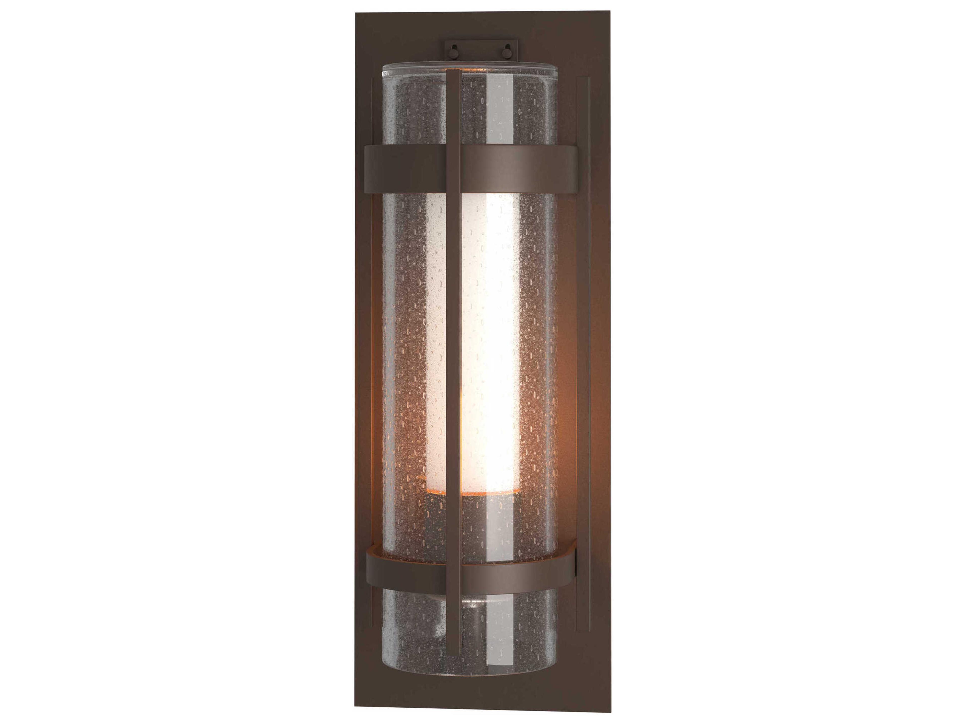 Hubbardton Forge Banded 1 - Light Outdoor Wall Light