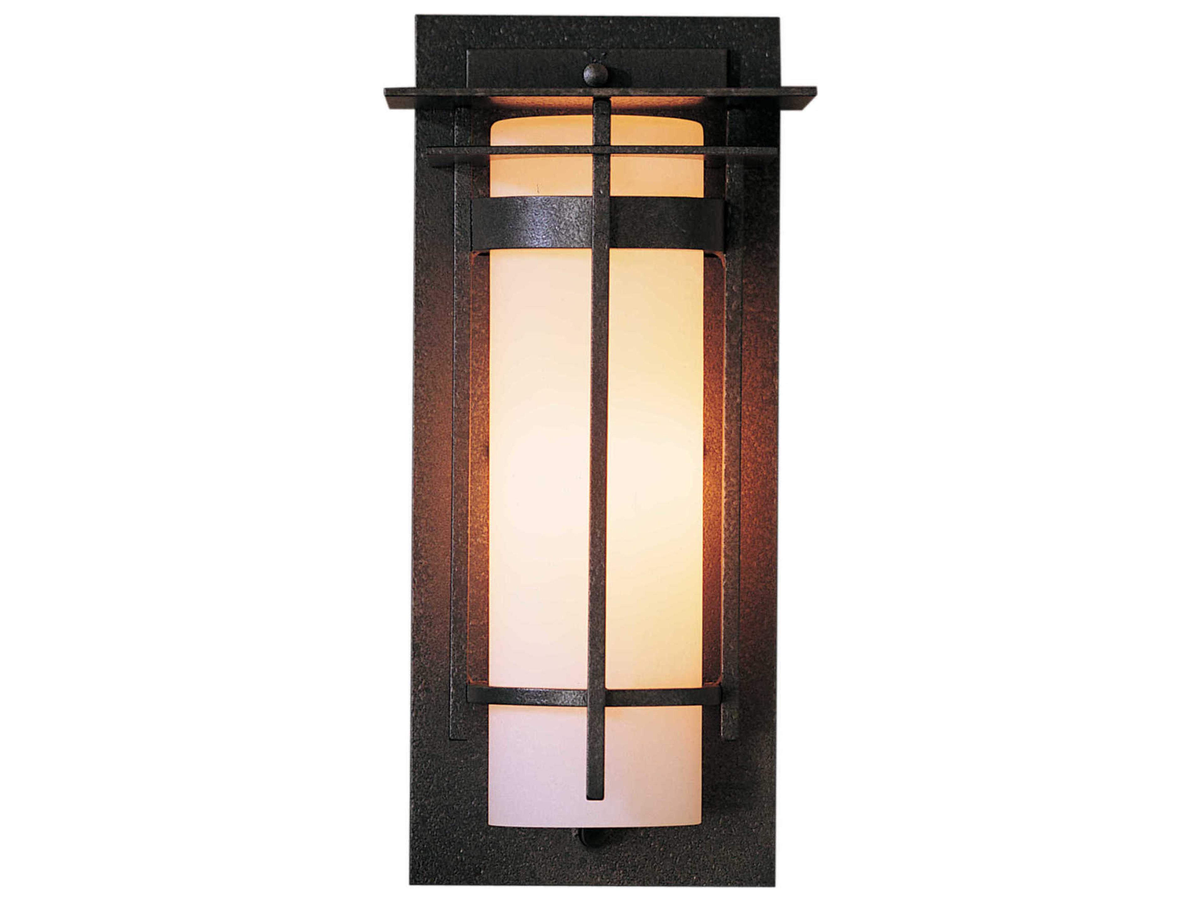 Banded Outdoor Wall Sconce Small Top Plate