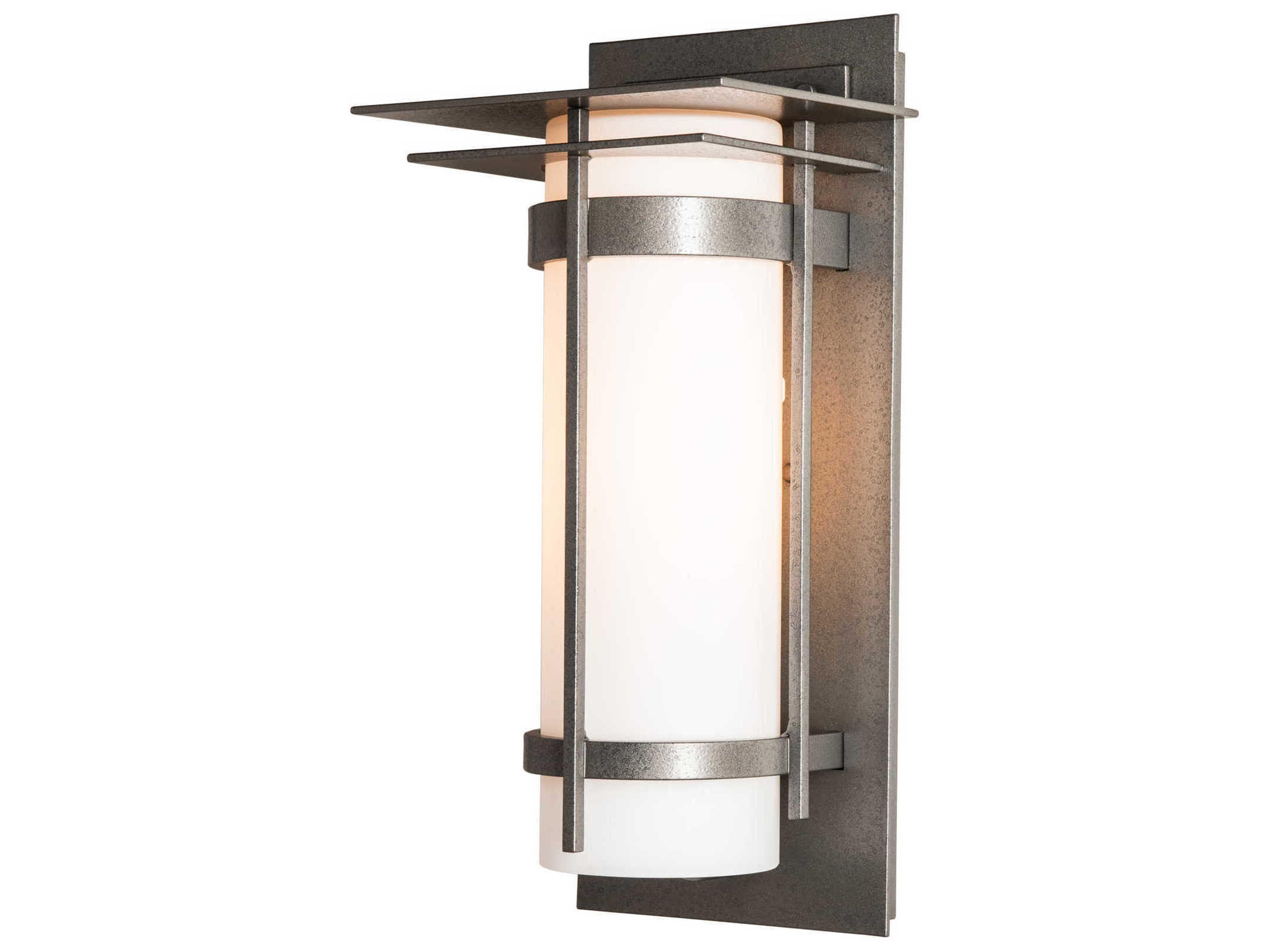 Hubbardton Forge Banded 1 - Light Incandescent Outdoor Wall Light