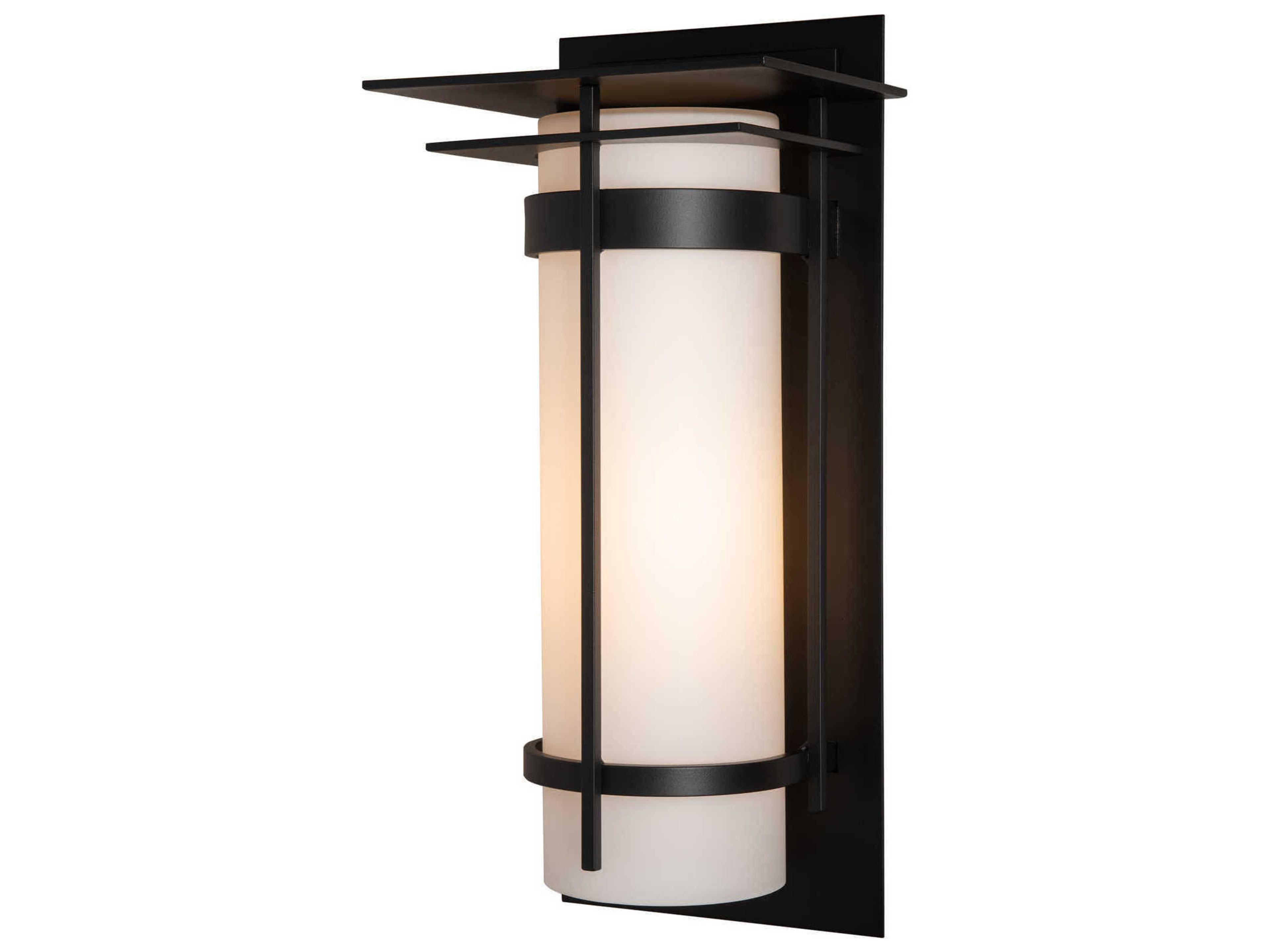 Hubbardton Forge Banded 1 - Light Incandescent Outdoor Wall Light