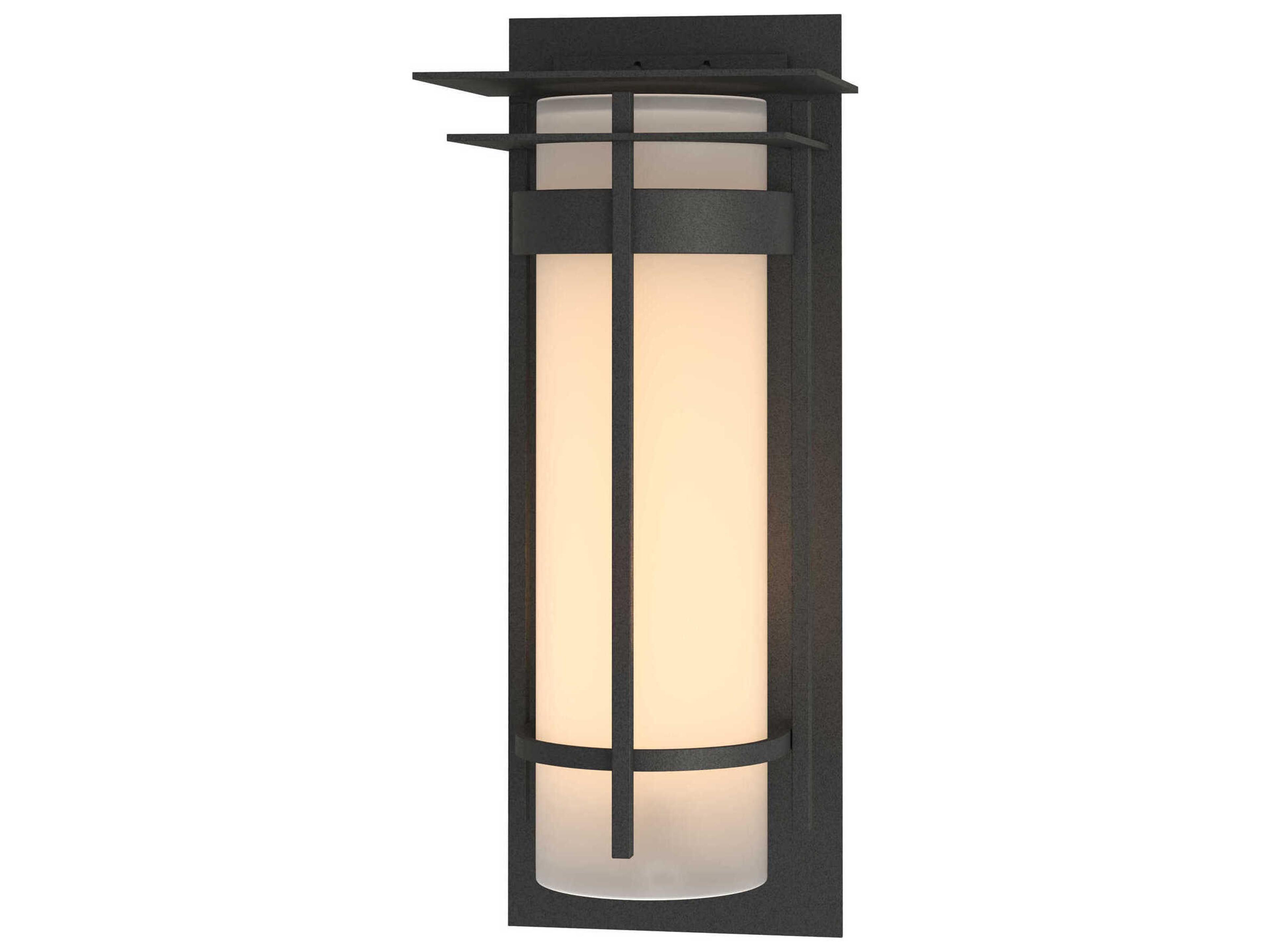 Hubbardton Forge Banded 1 - Light Incandescent Outdoor Wall Light