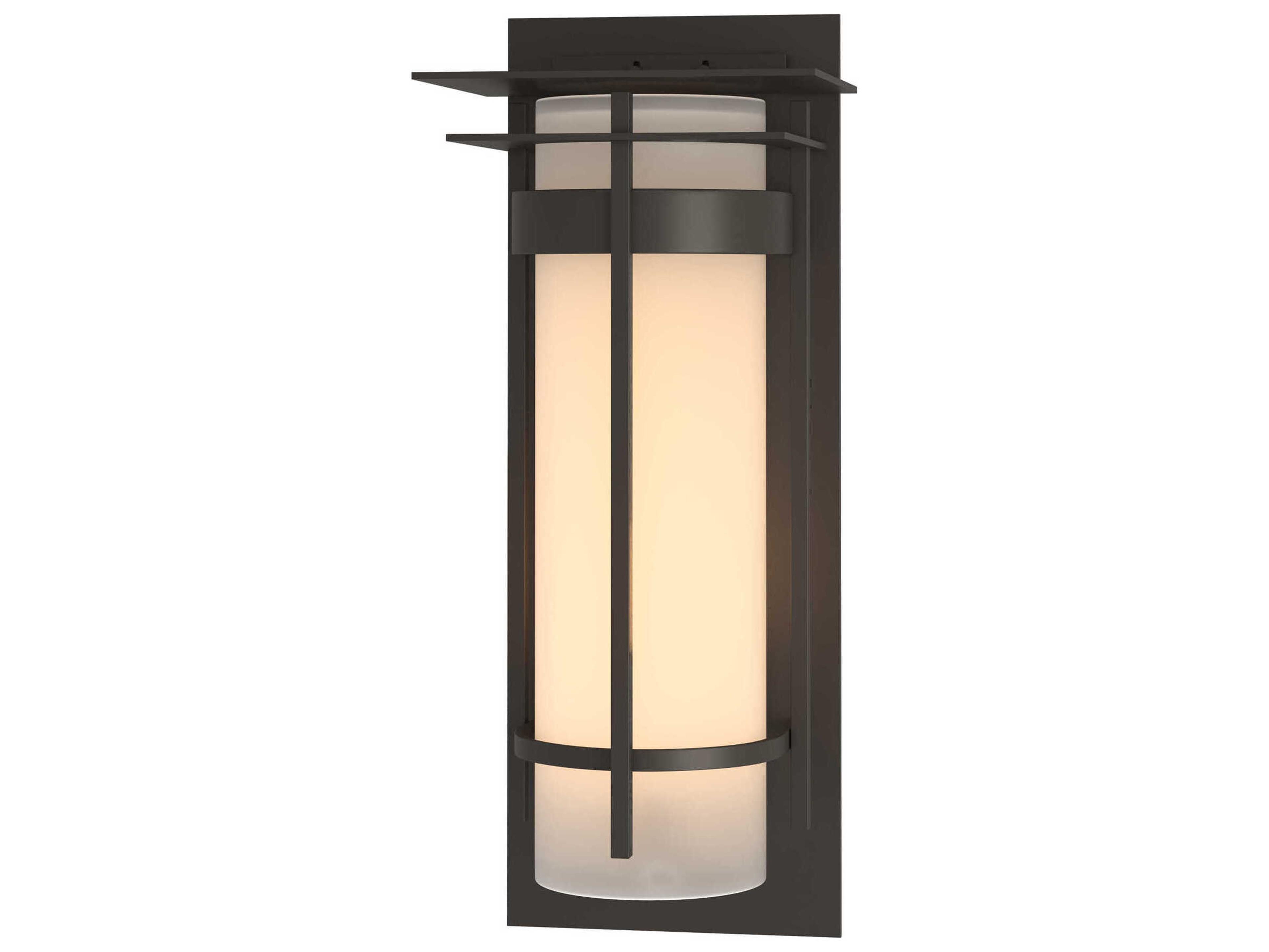 Hubbardton Forge Banded 1 - Light Incandescent Outdoor Wall Light