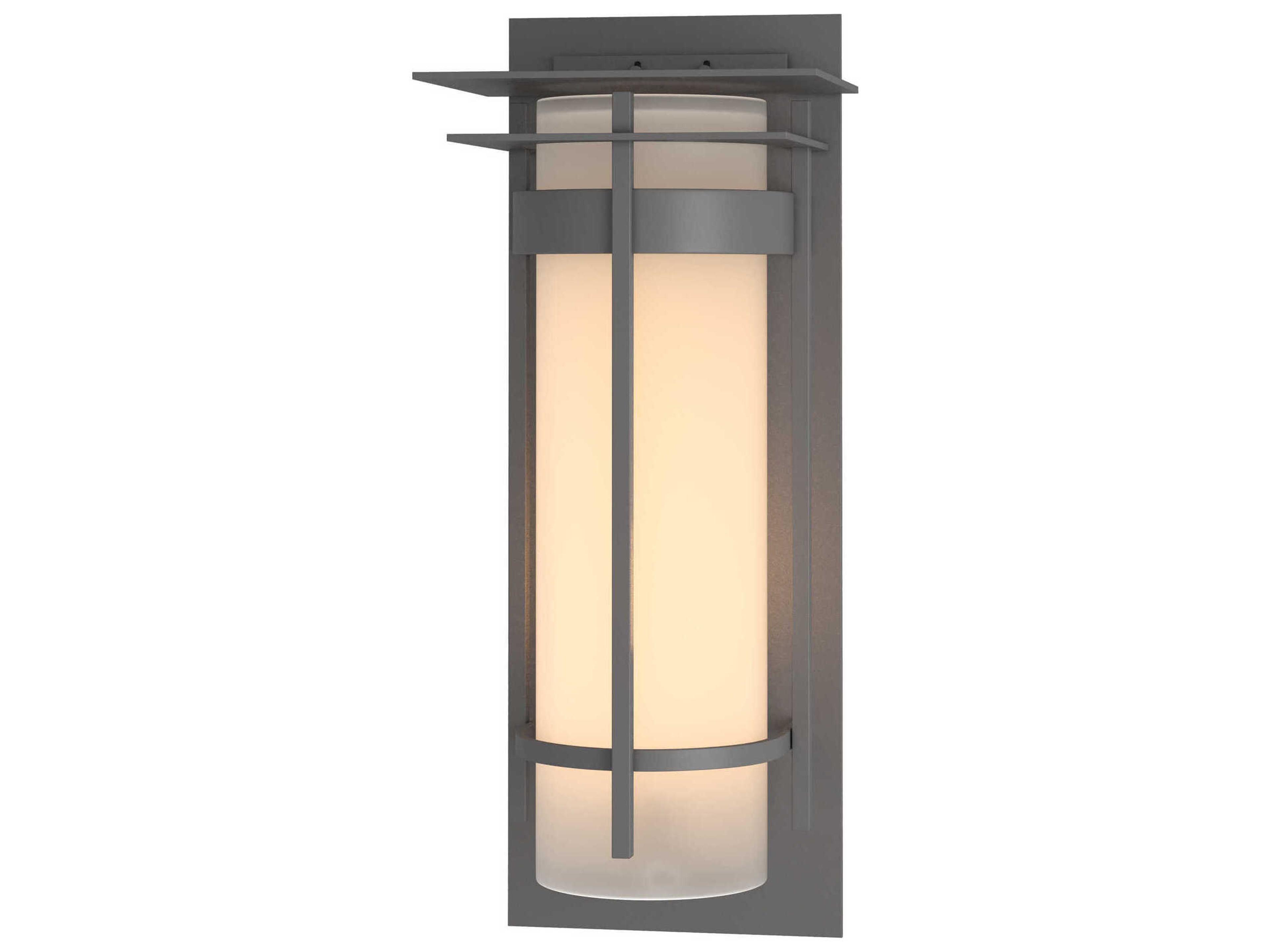 Hubbardton Forge Banded 1 - Light Incandescent Outdoor Wall Light