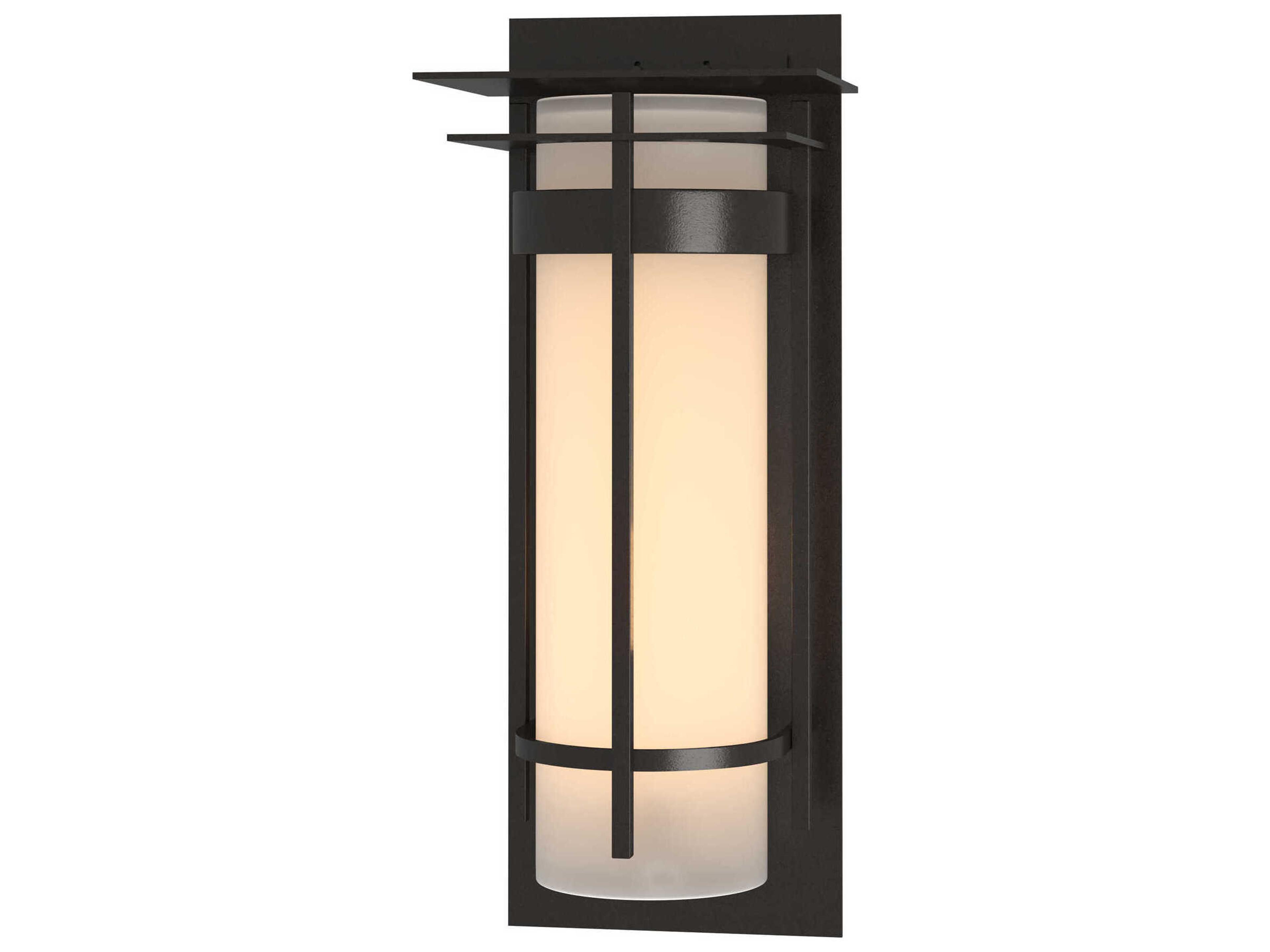 Hubbardton Forge Banded 1 - Light Incandescent Outdoor Wall Light