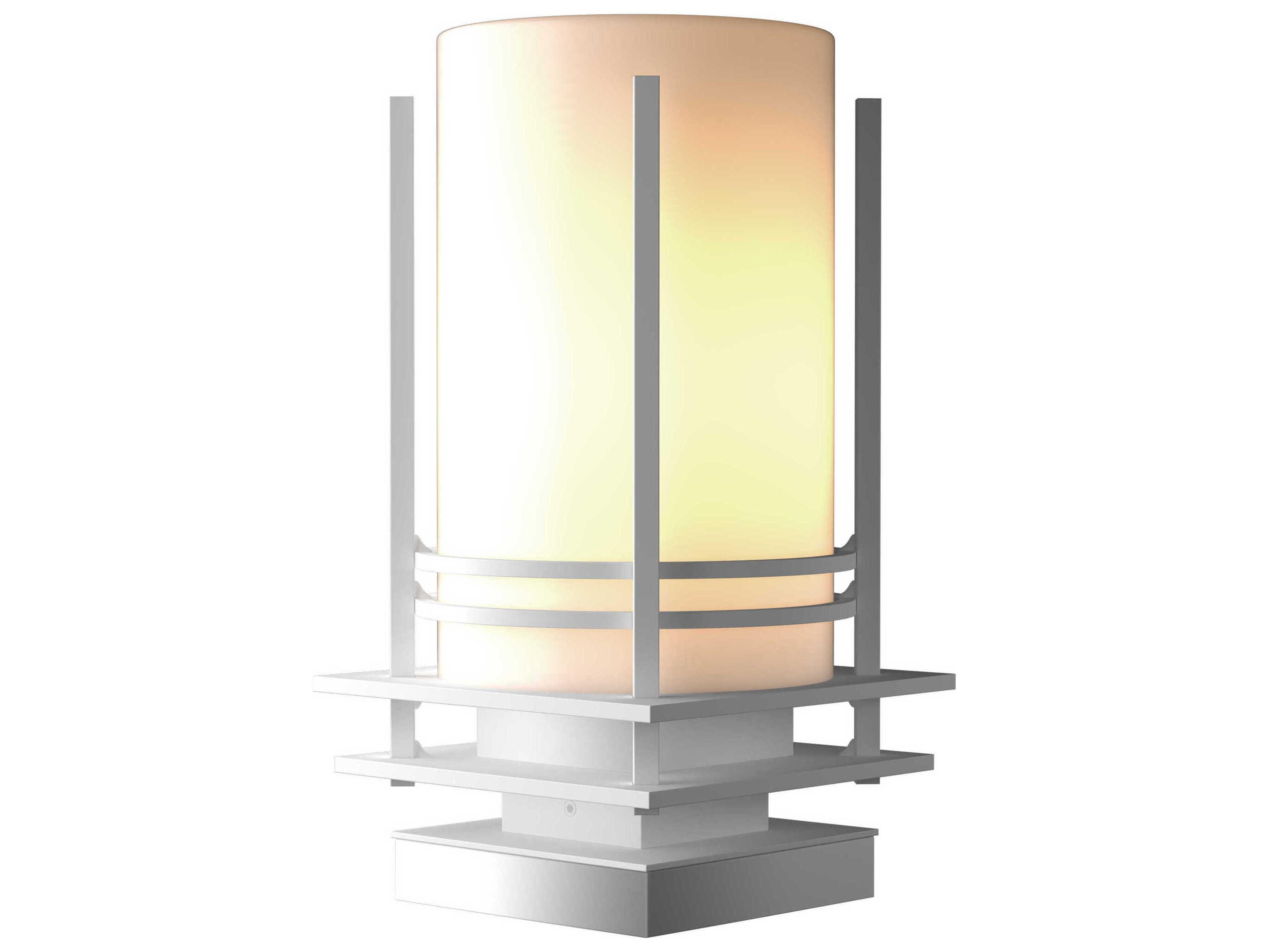 Hubbardton Forge Banded 1 - Light Incandescent Outdoor Post Light