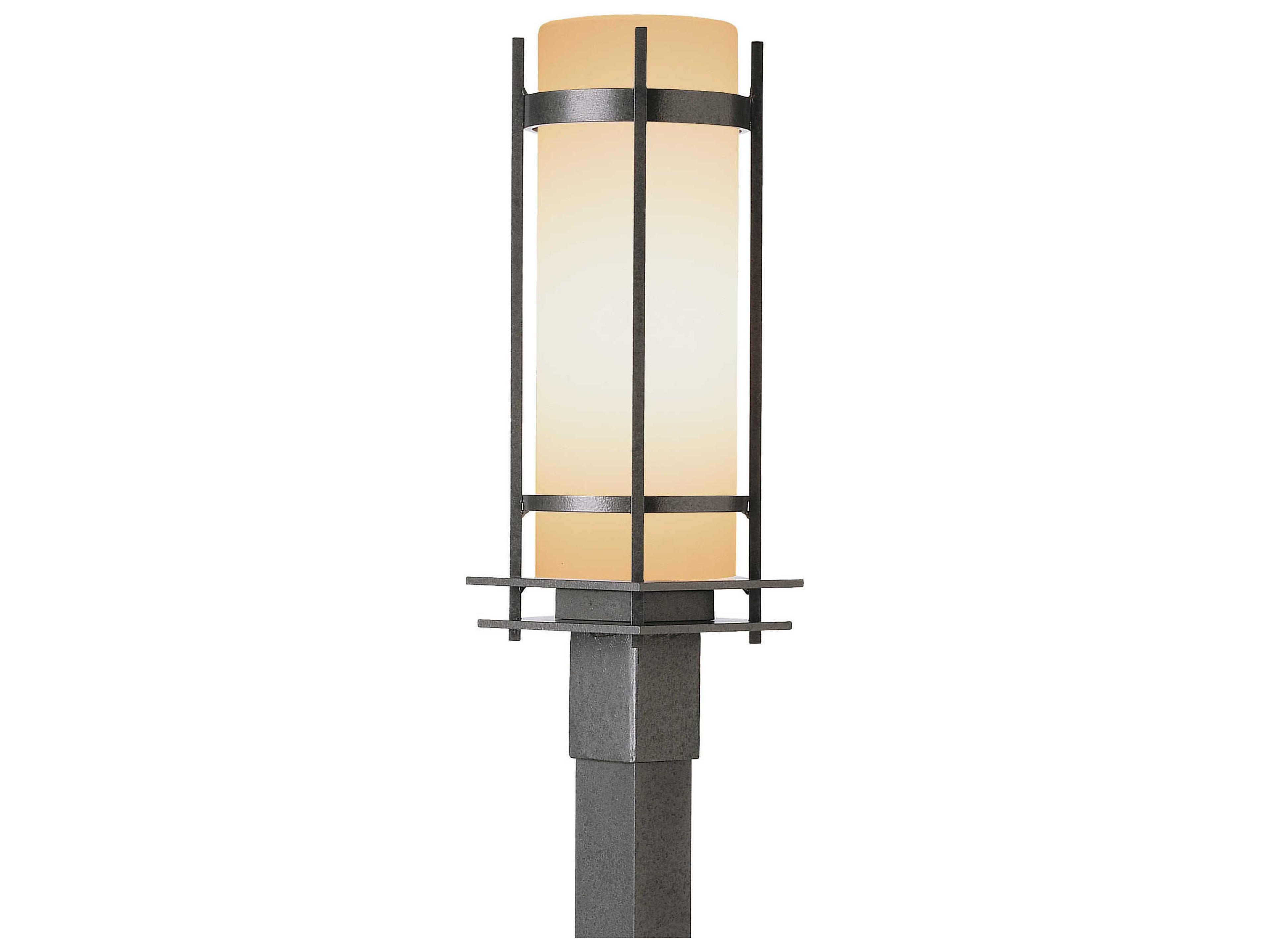 Banded Outdoor Post Light Modern Exterior Lighting