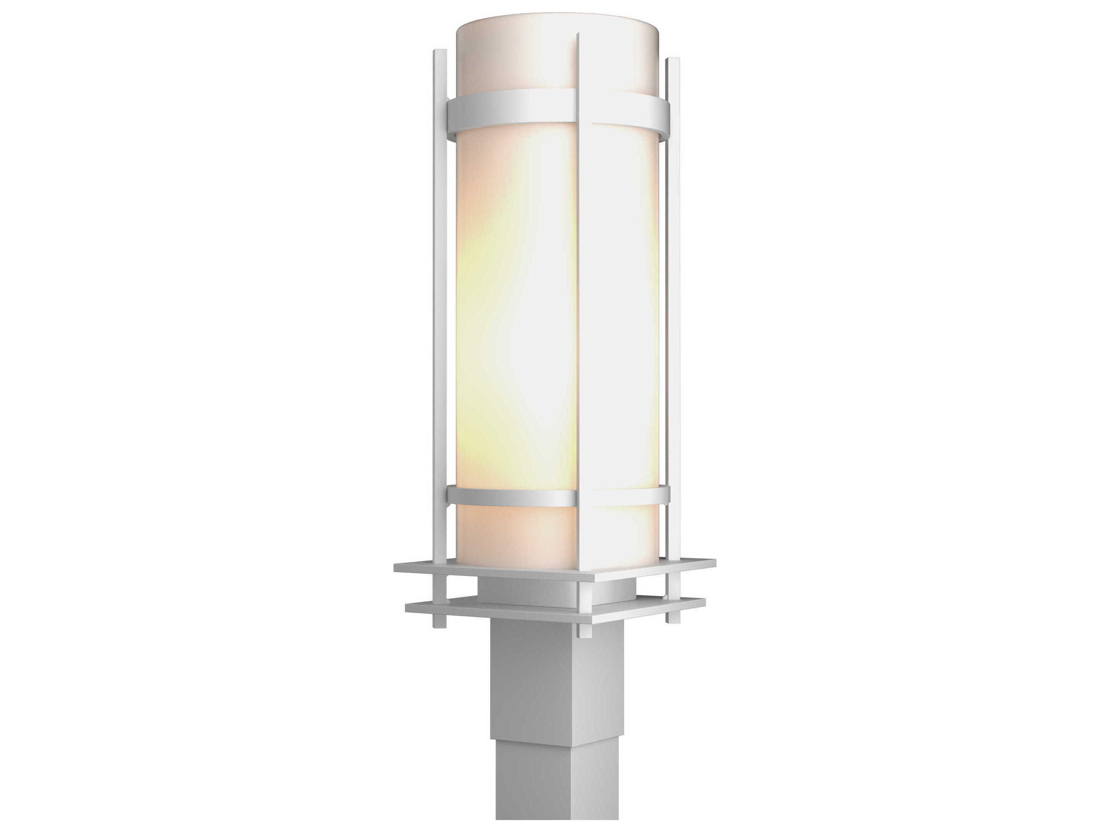 Hubbardton Forge Banded 1 - Light Incandescent Outdoor Post Light