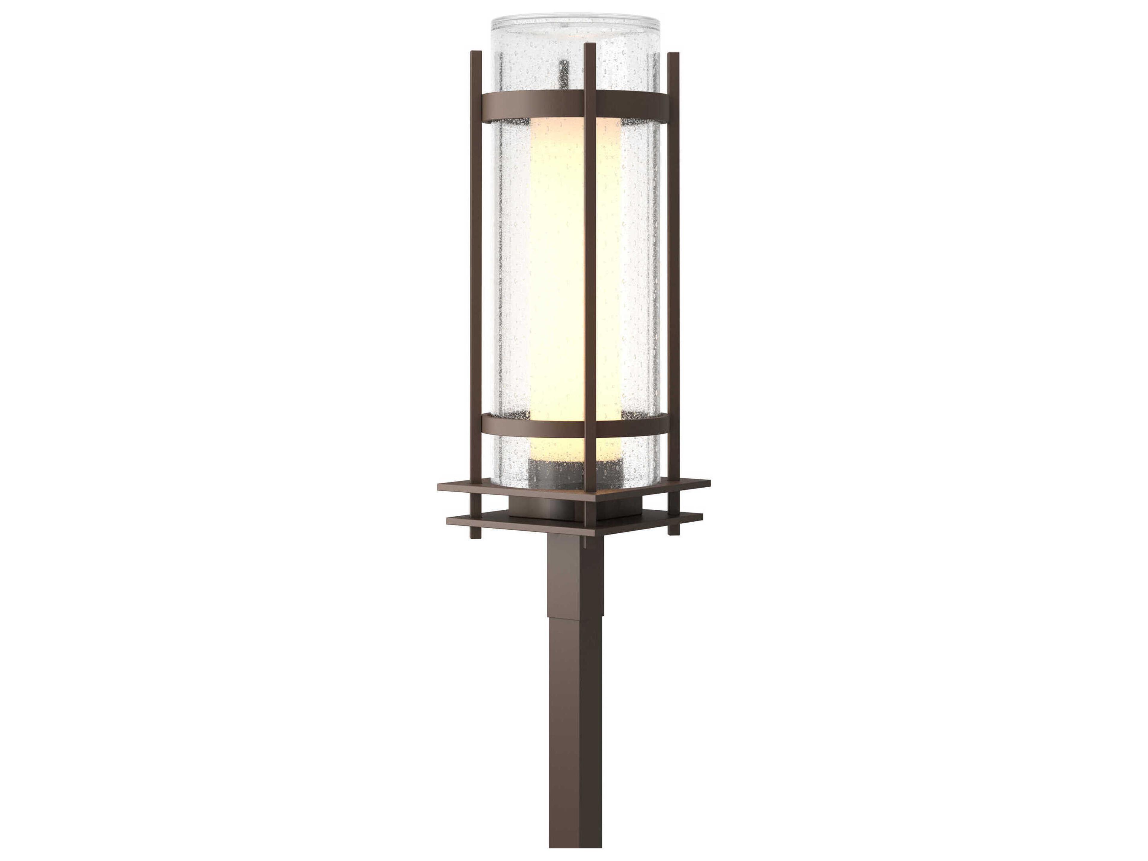 Hubbardton Forge Banded 1 - Light Outdoor Post Light