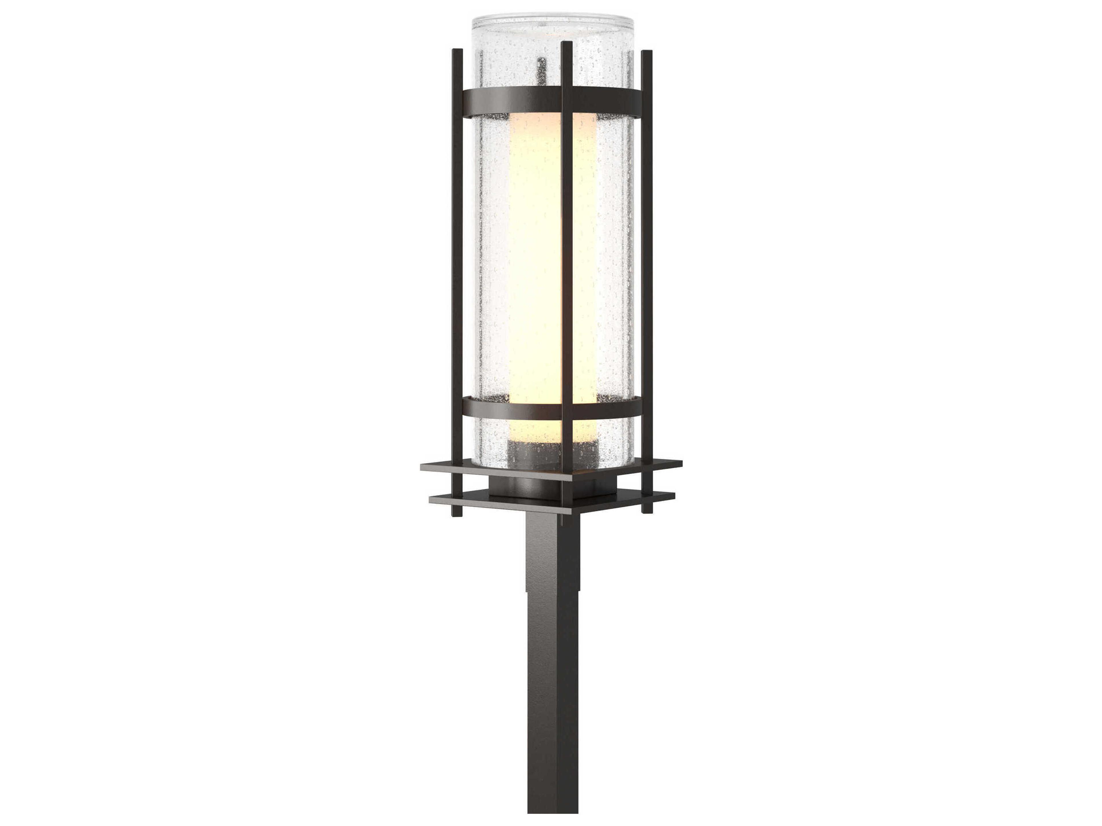 Hubbardton Forge Banded 1 - Light Outdoor Post Light