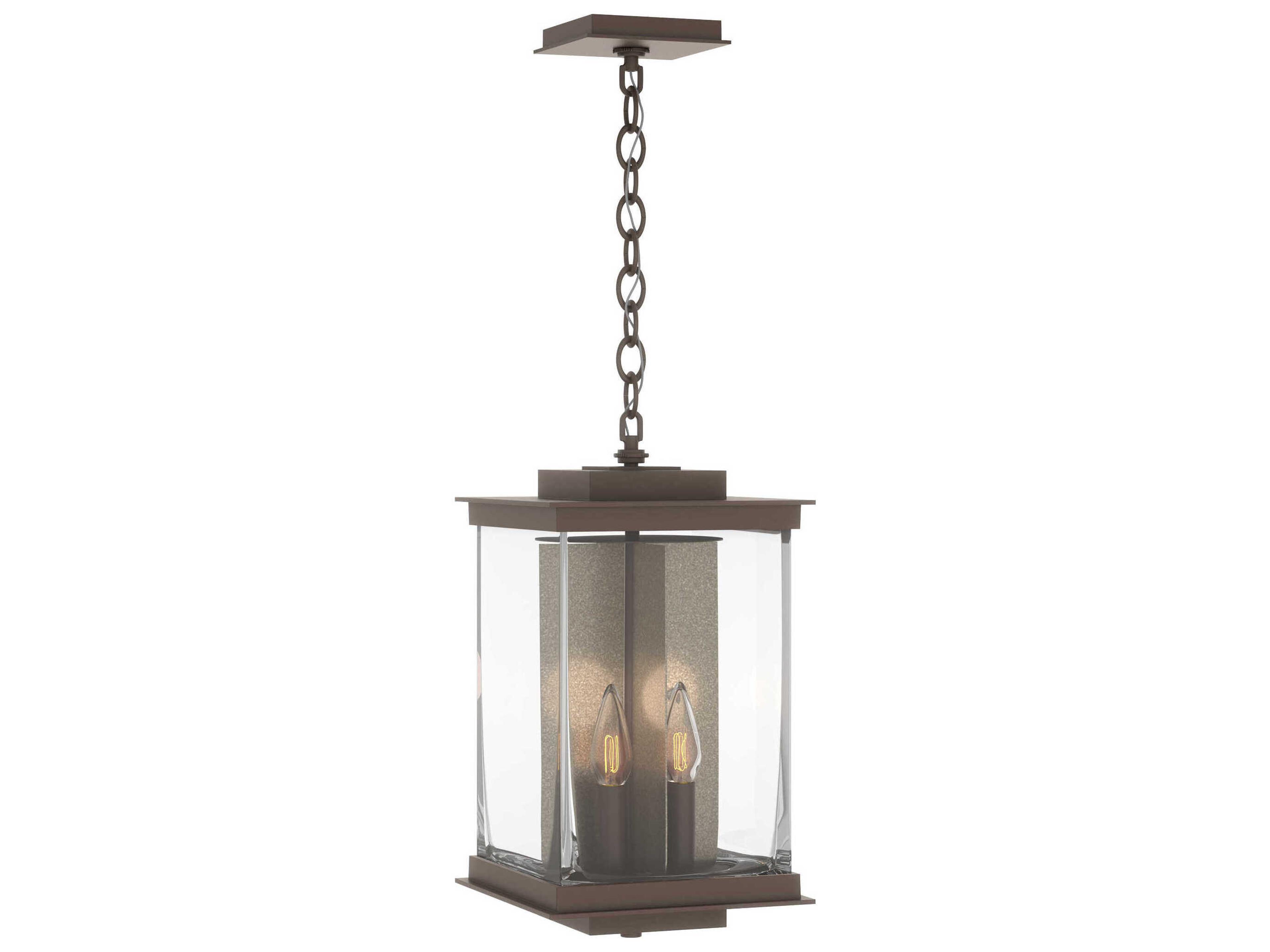 Hubbardton Forge Kingston 4 - Light Glass Outdoor Hanging Light